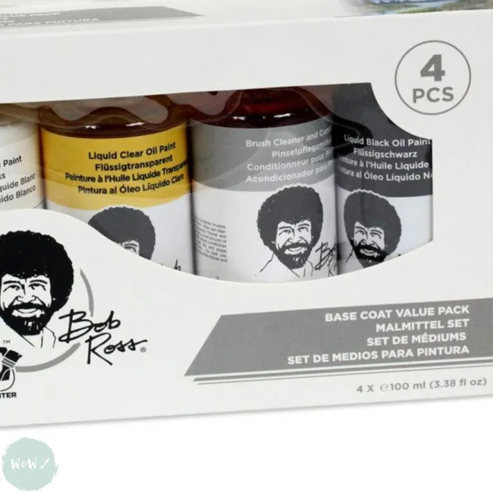 Bob Ross BASE COAT Value Pack - 4 x 100ml Assorted