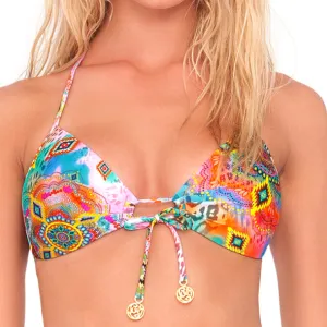 BOHO CHIC - Molded Push Up Bandeau Halter Top