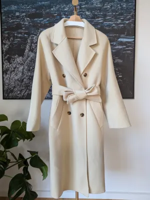 Brand New 100% Australian Wool Coat Size 12-16 FREE SHIPPING High Quality Wool 062