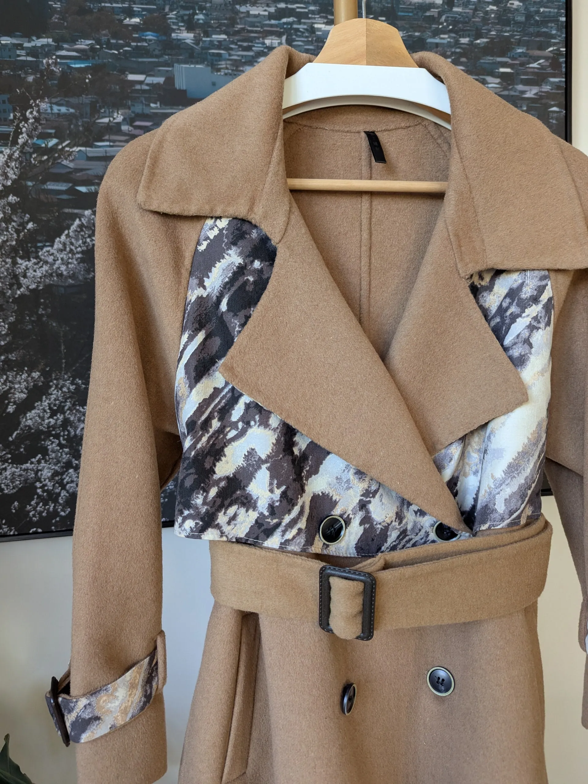 Brand New 100% Wool Coat Size 6-8 FREE SHIPPING High Quality Wool 138