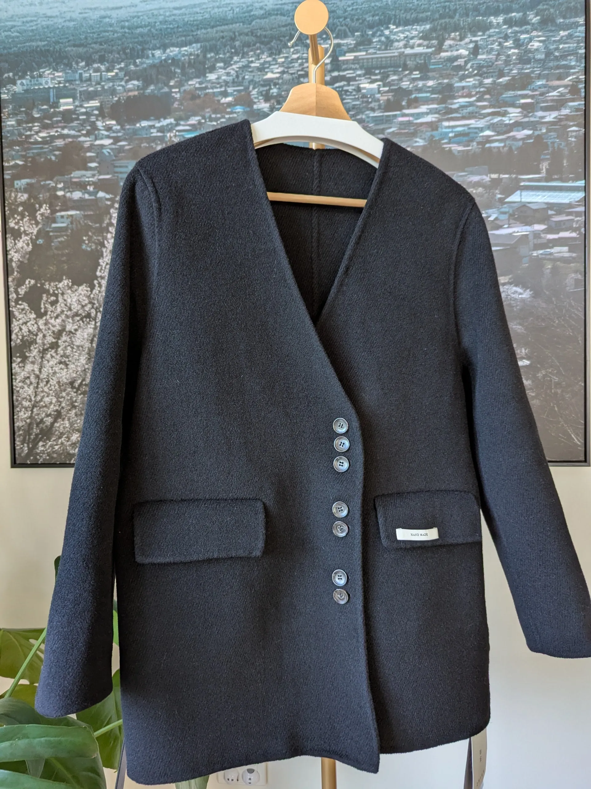 Brand New 100% Wool Coat Size 8-12 FREE SHIPPING High Quality Wool 115