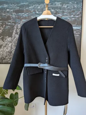 Brand New 100% Wool Coat Size 8-12 FREE SHIPPING High Quality Wool 115