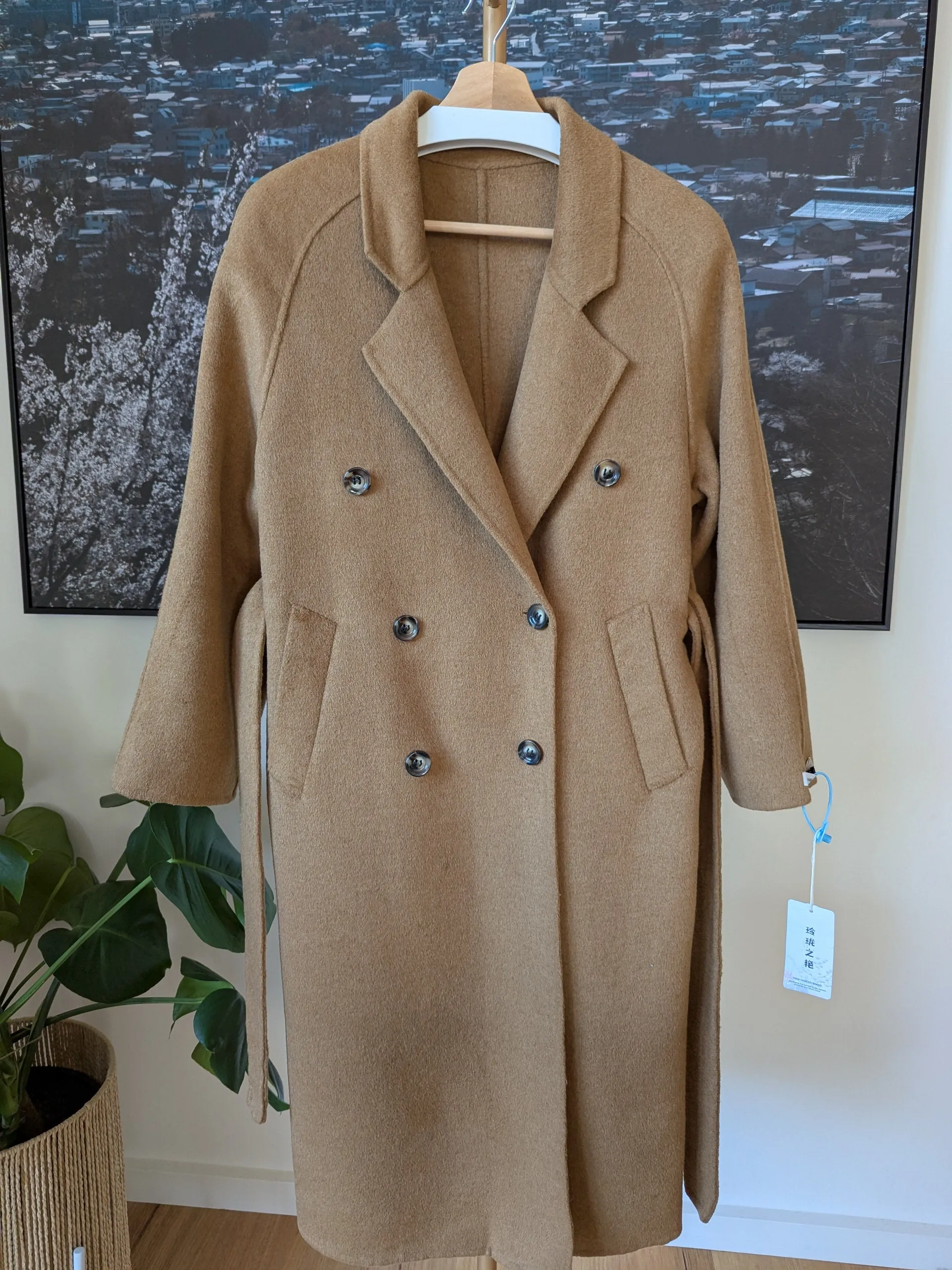 Brand New 100% Wool Coat Size 8-12 FREE SHIPPING High Quality Wool 141