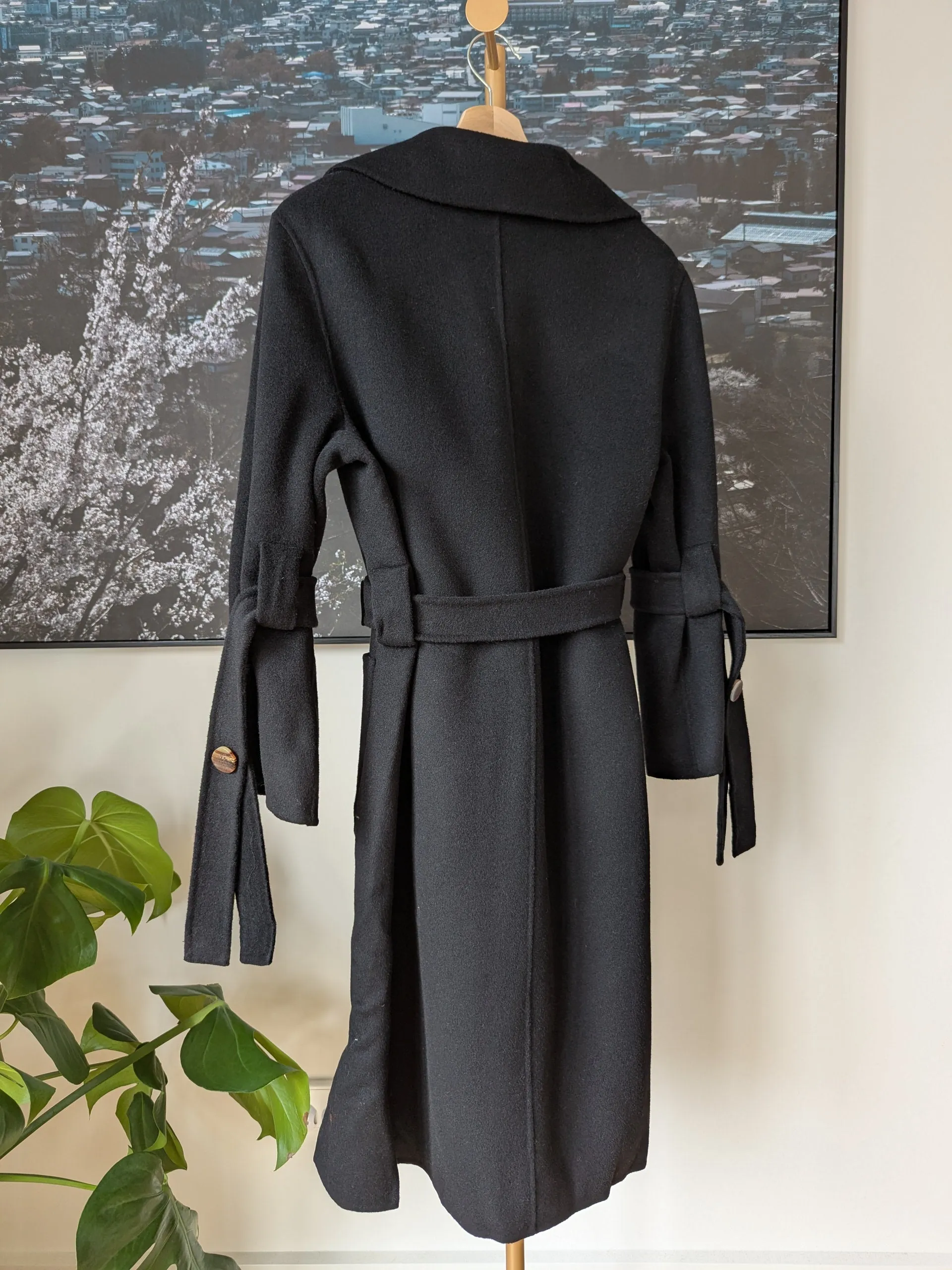 Brand New 90% Wool Coat Size 8-12 FREE SHIPPING High Quality Wool 050 Made in Korea