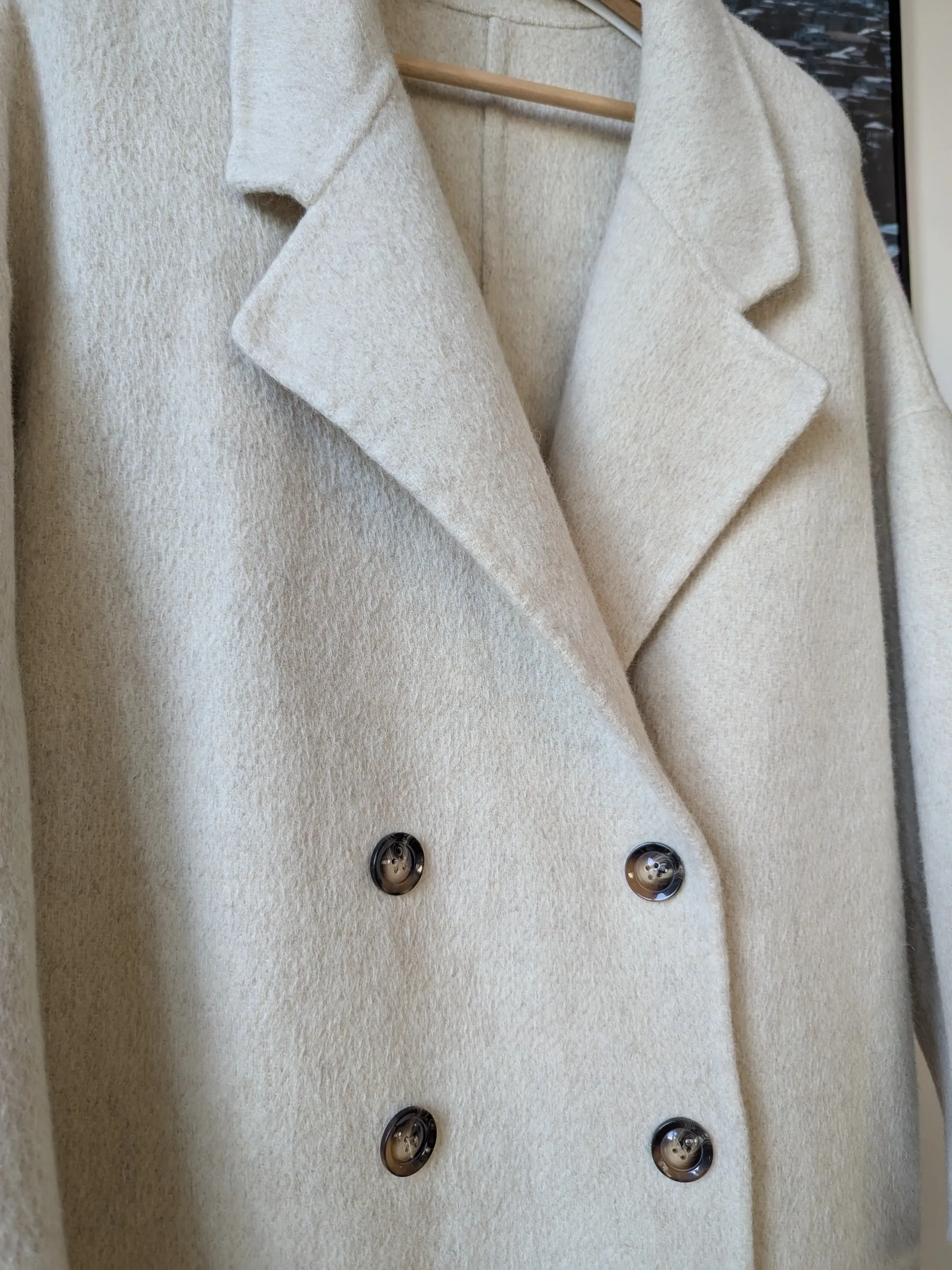 Brand New 95% Australian Wool Coat Size 14-18 FREE SHIPPING High Quality Wool 043