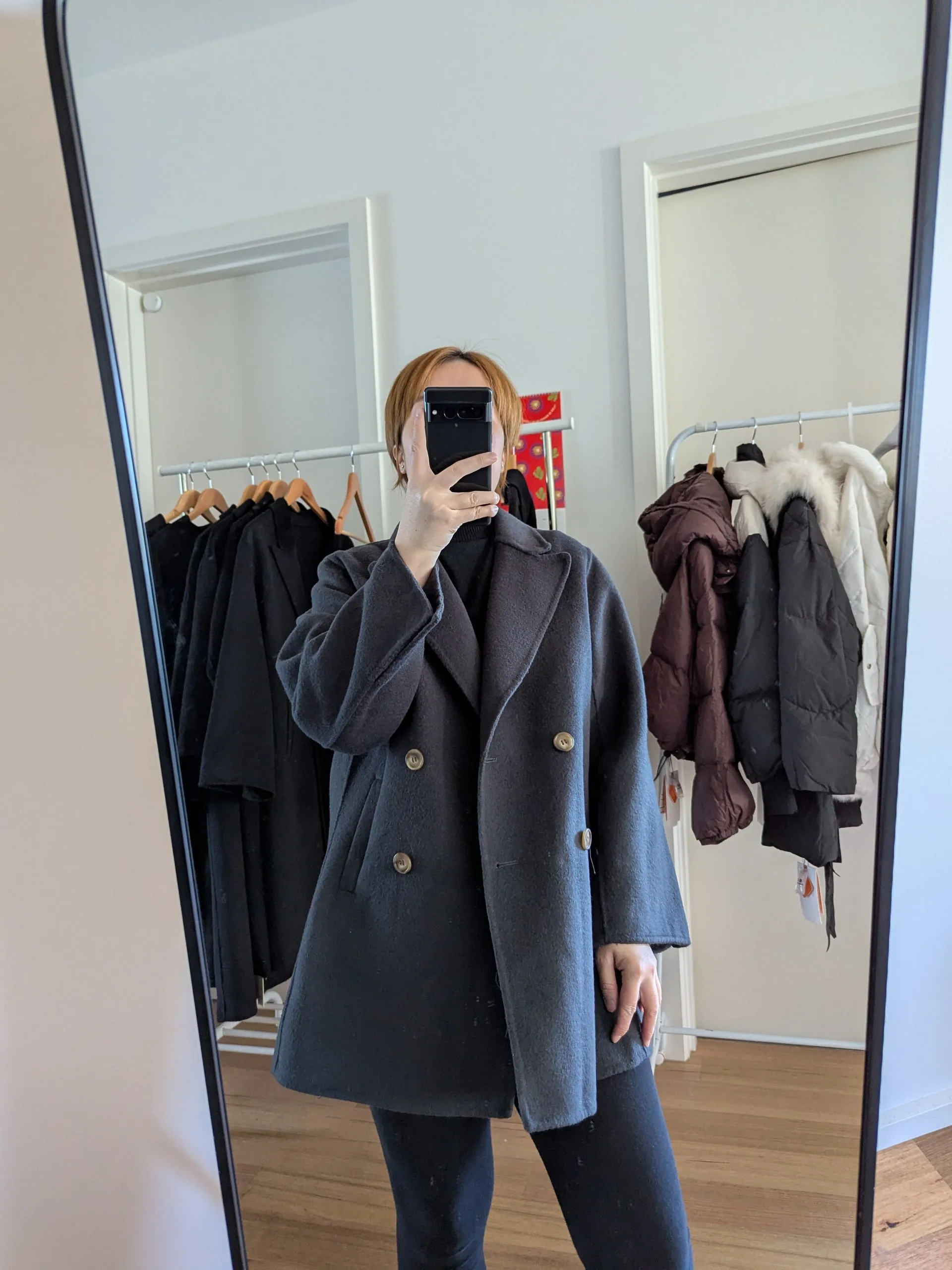 Brand New Alpaca & Wool Coat Size 10-12 FREE SHIPPING High Quality Wool 145