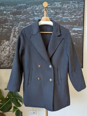 Brand New Alpaca & Wool Coat Size 10-12 FREE SHIPPING High Quality Wool 145