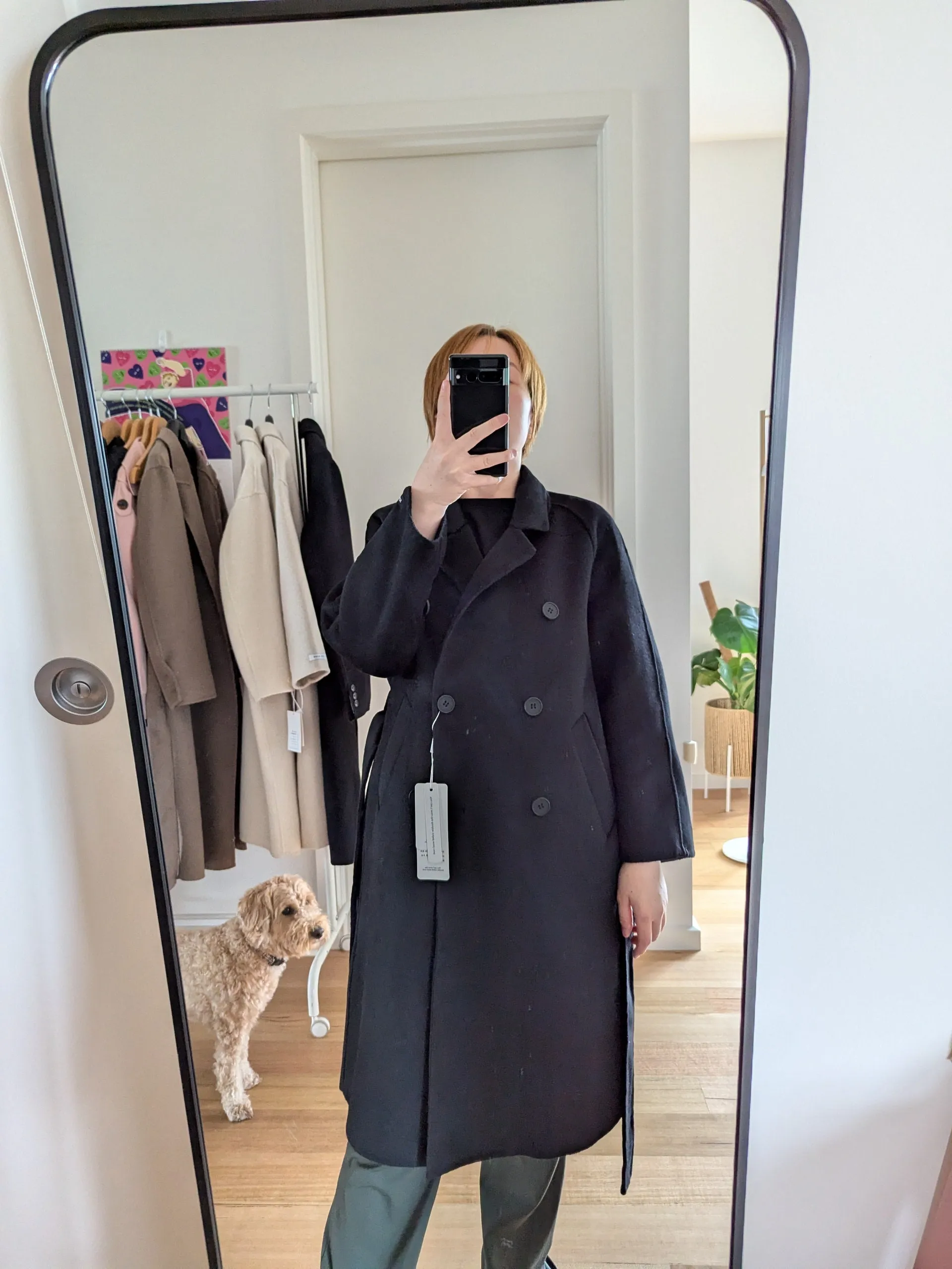 Brand New Wool Coat Size 8-10 FREE SHIPPING High Quality Wool 096