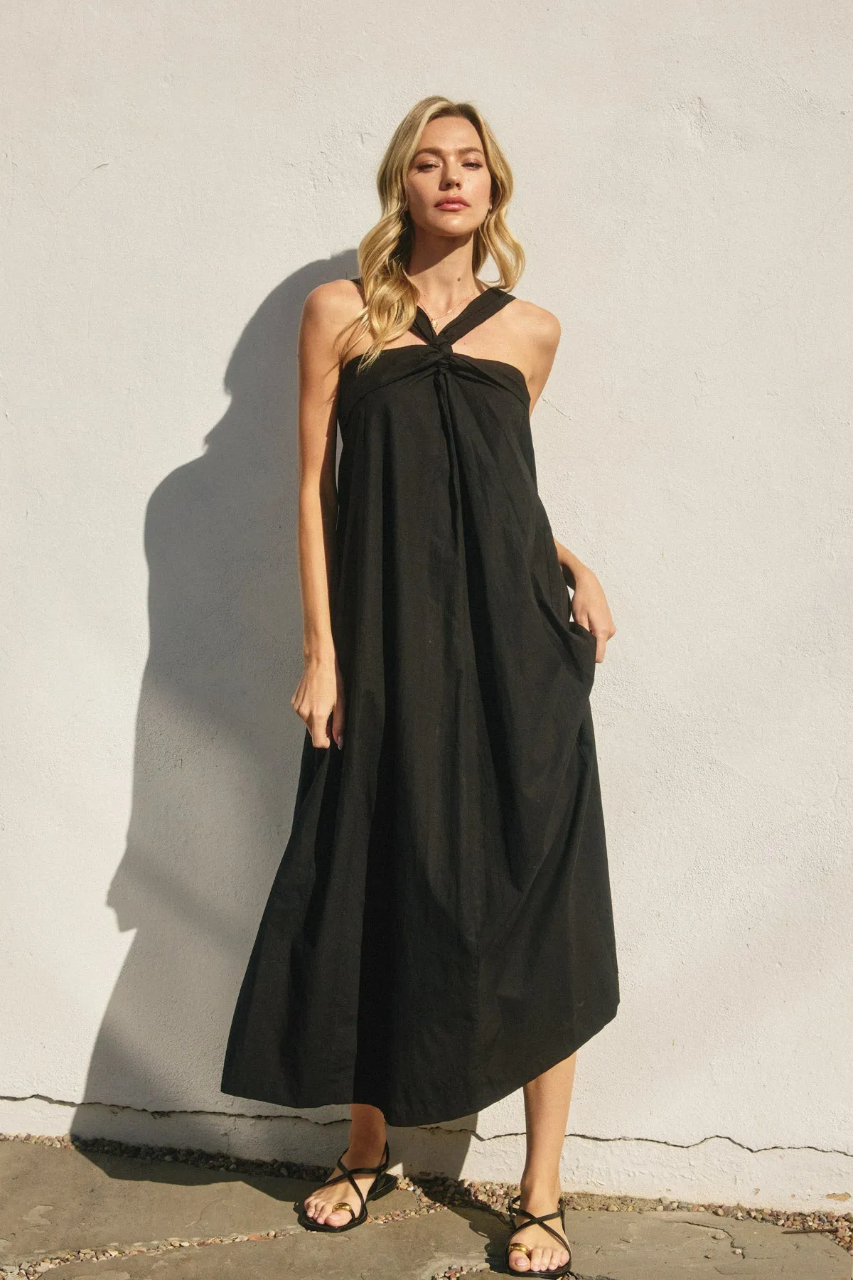 Briony Halter Neck Maxi Dress