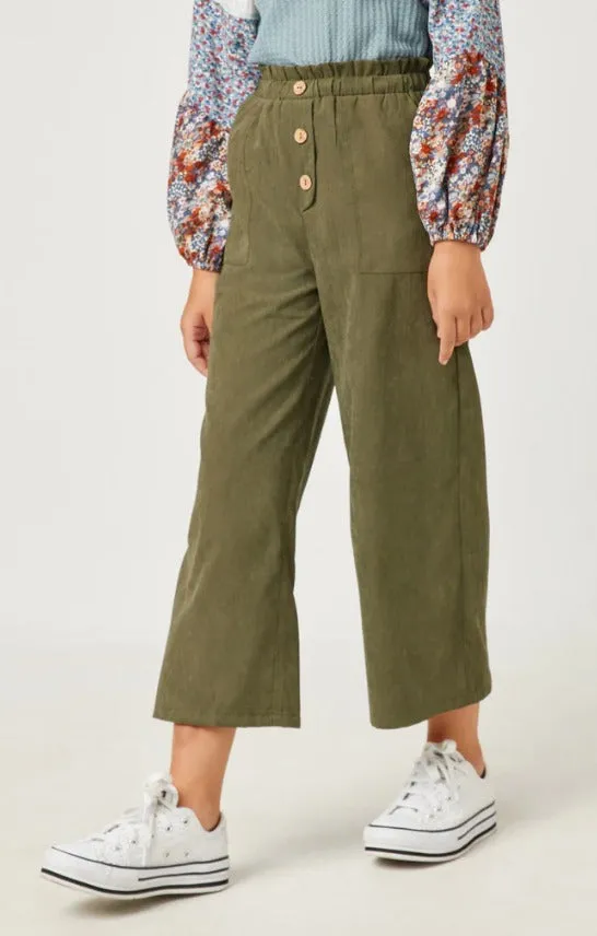 Brushed Wide Leg Pants || Hayden Girl