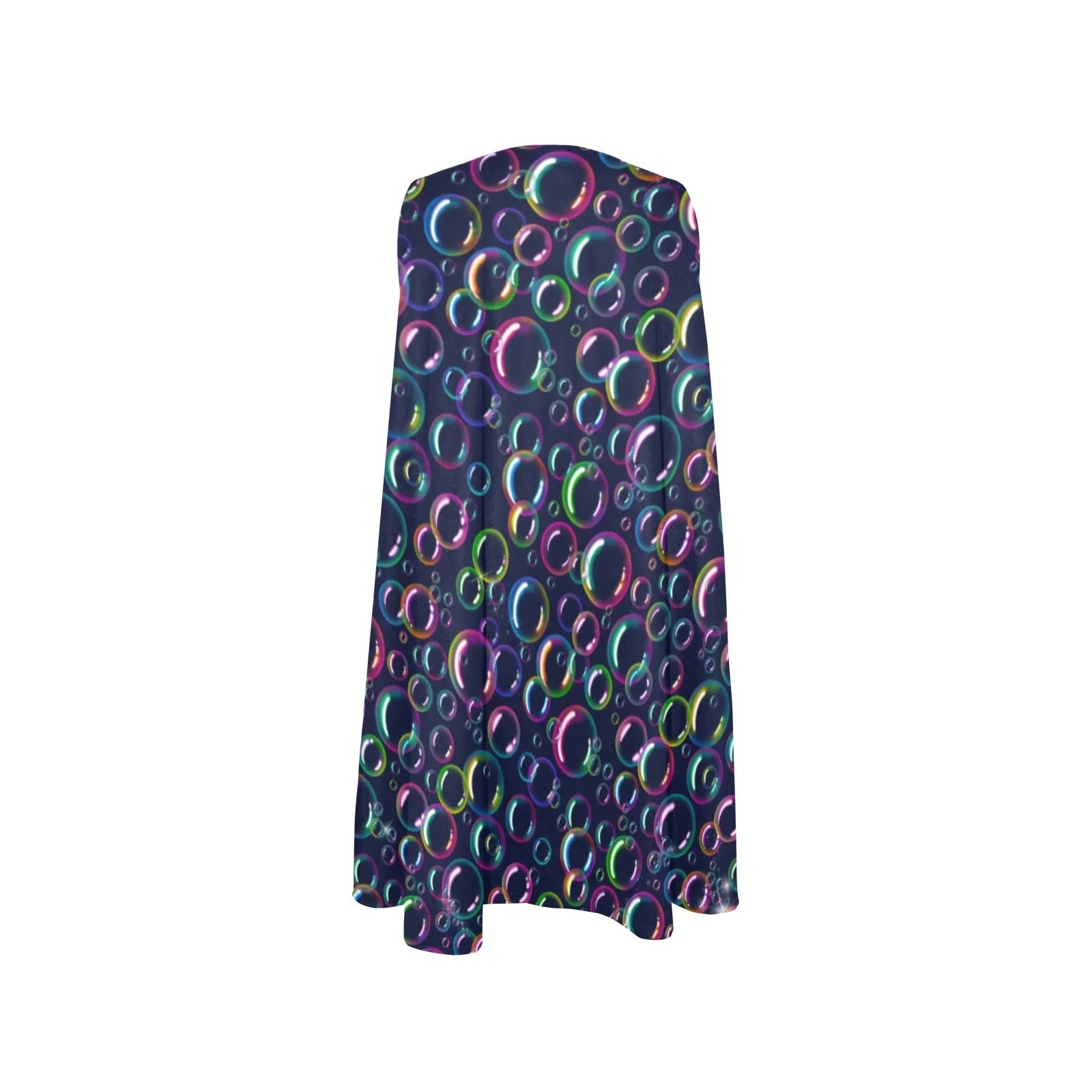Bubble Navy - Flared Shift Dress with Pockets (XS - 3XL)
