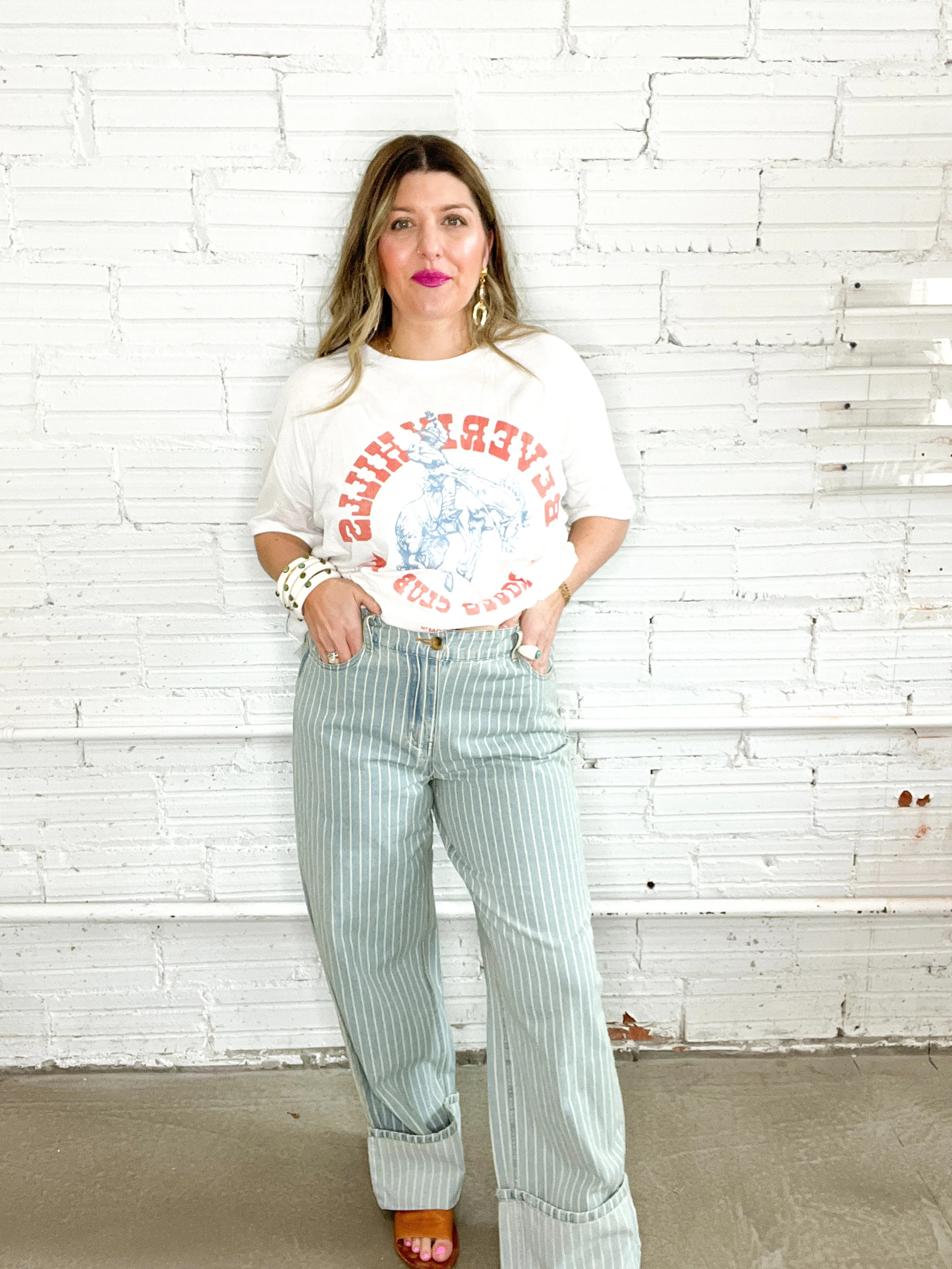 Canadian Cuffed Denim Pants