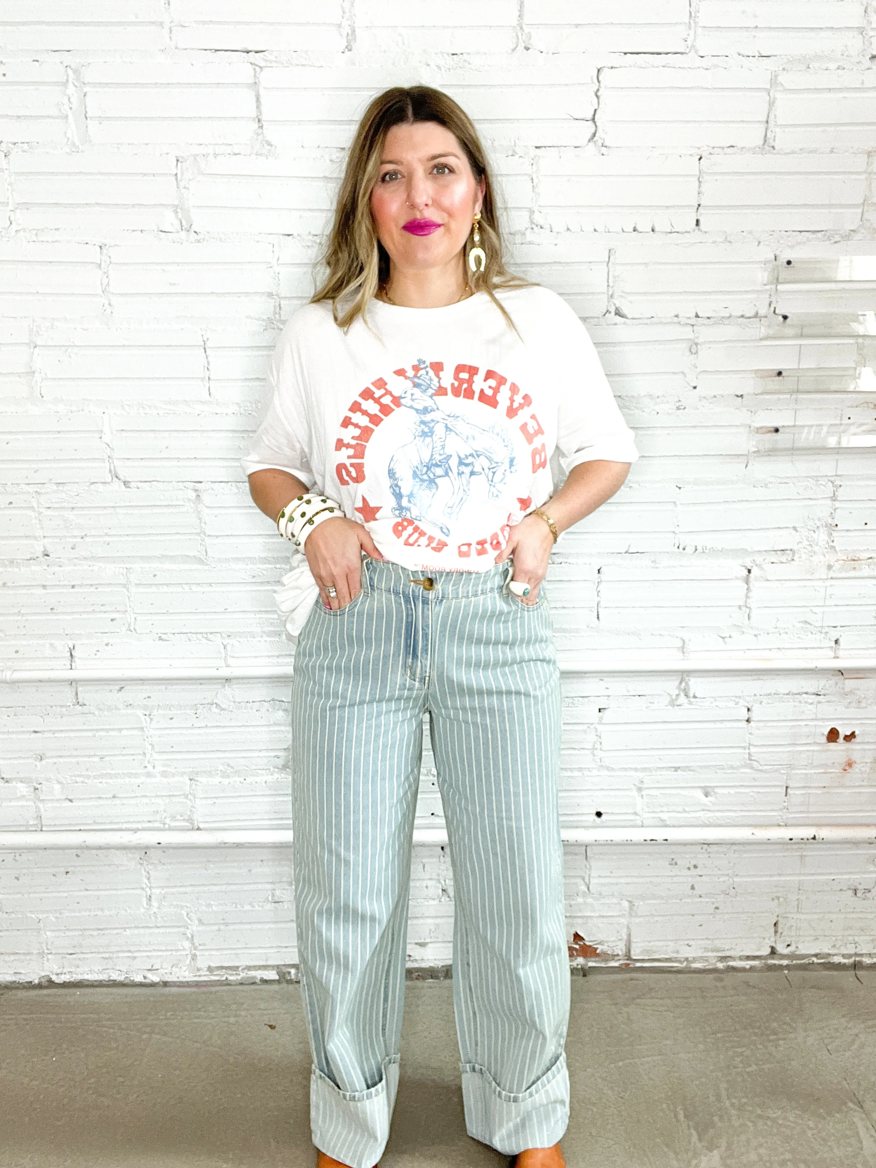 Canadian Cuffed Denim Pants