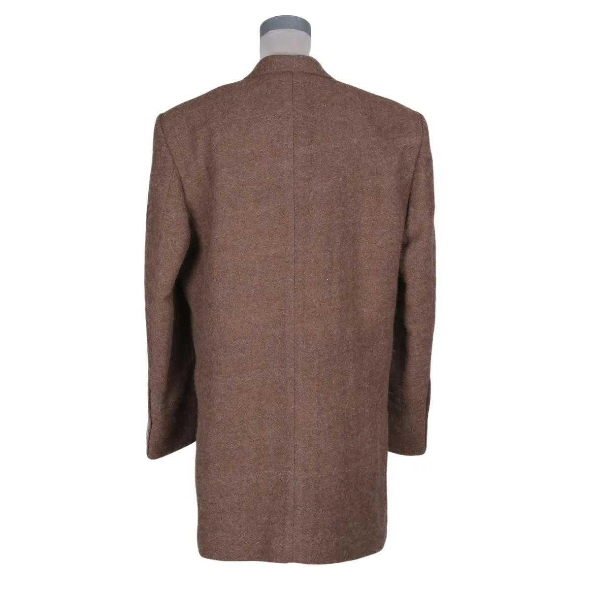 Caramel Woolen Overcoat for Men Nk-063