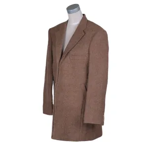 Caramel Woolen Overcoat for Men Nk-063
