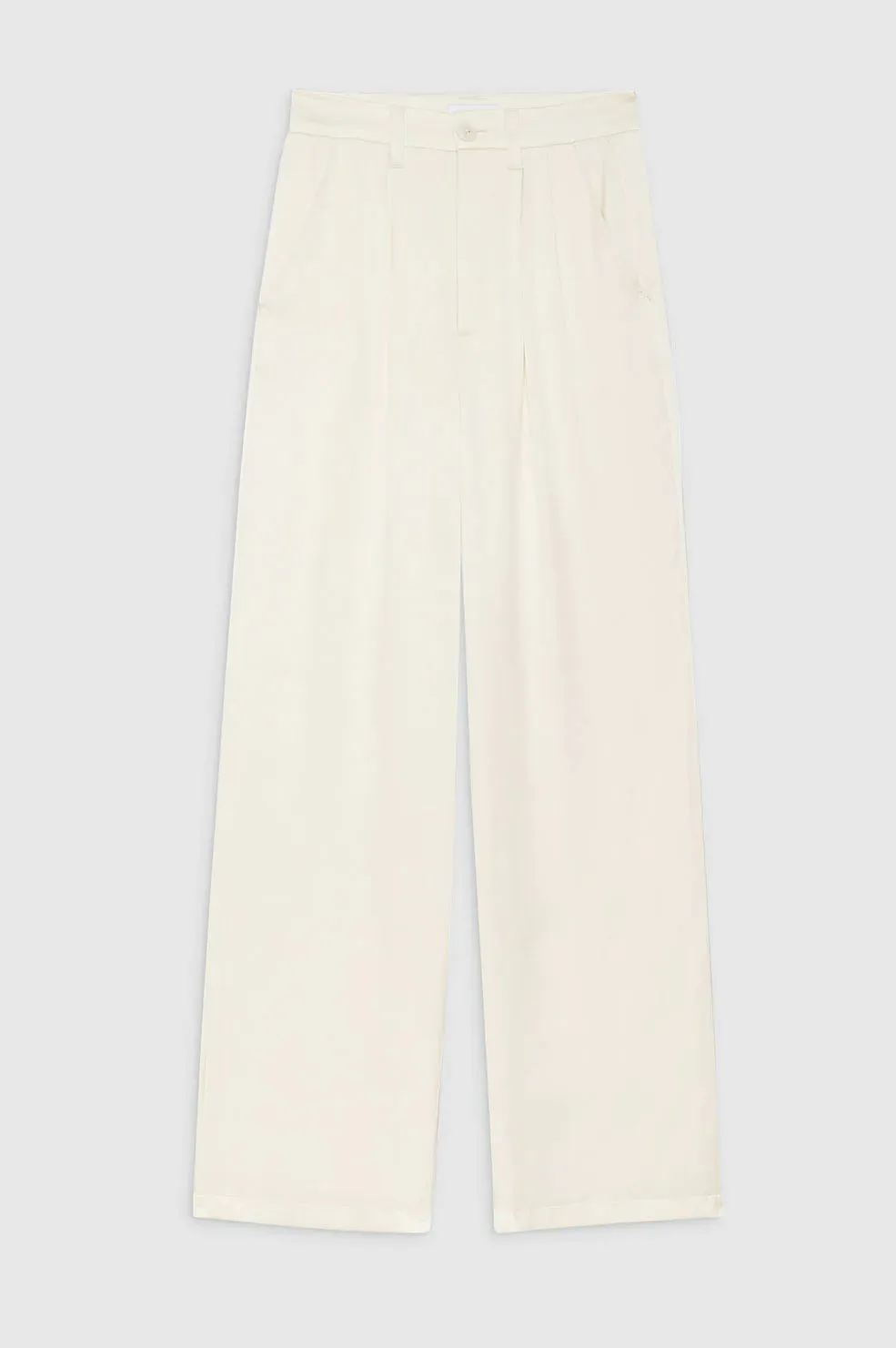 Carrie silk pants - Oyster