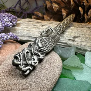 Celtic Birds Kilt Pin