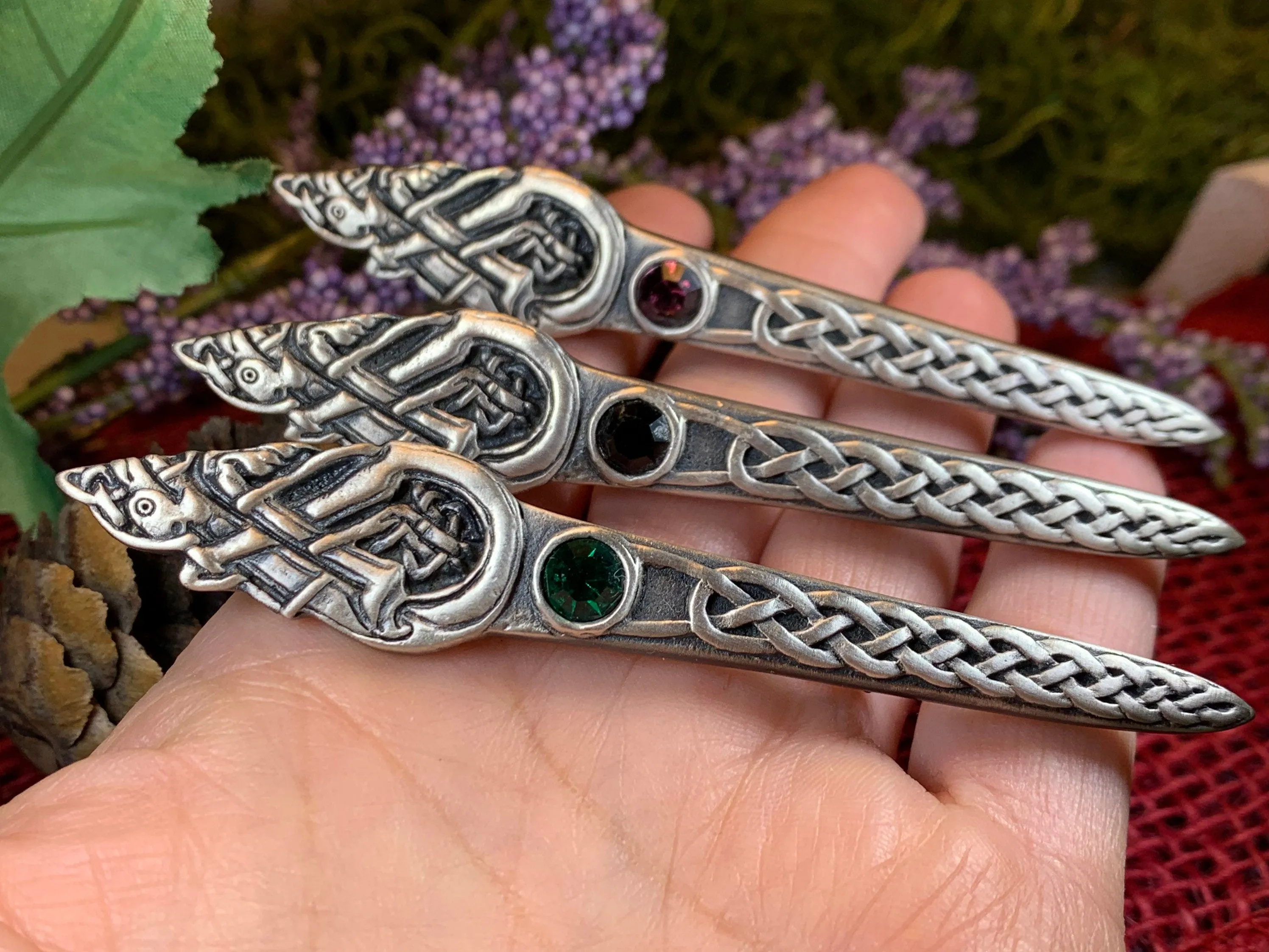 Celtic Dog Kilt Pin