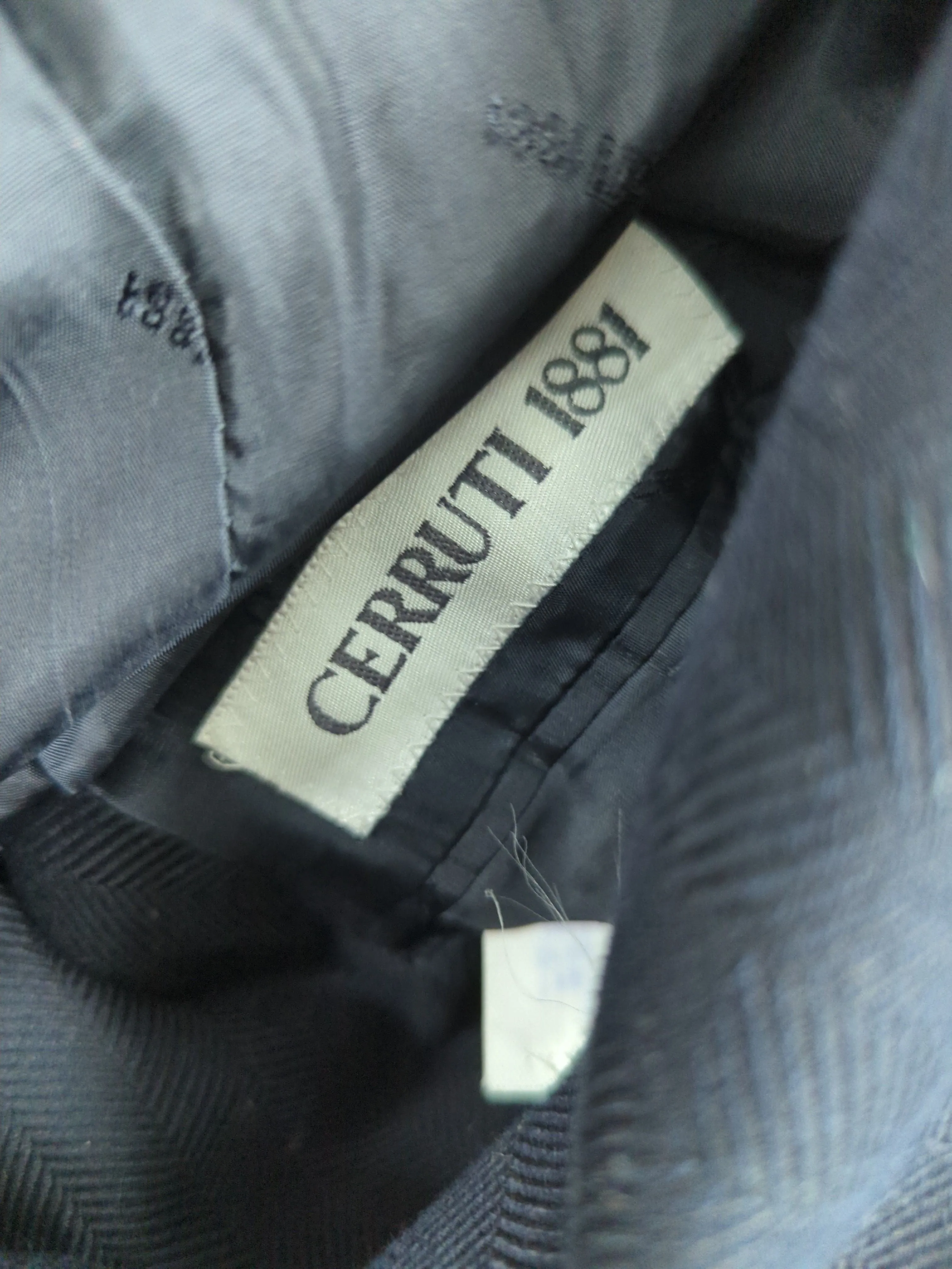 Cerruti Men's Blazer Chest: 42 in Blue 100% Wool