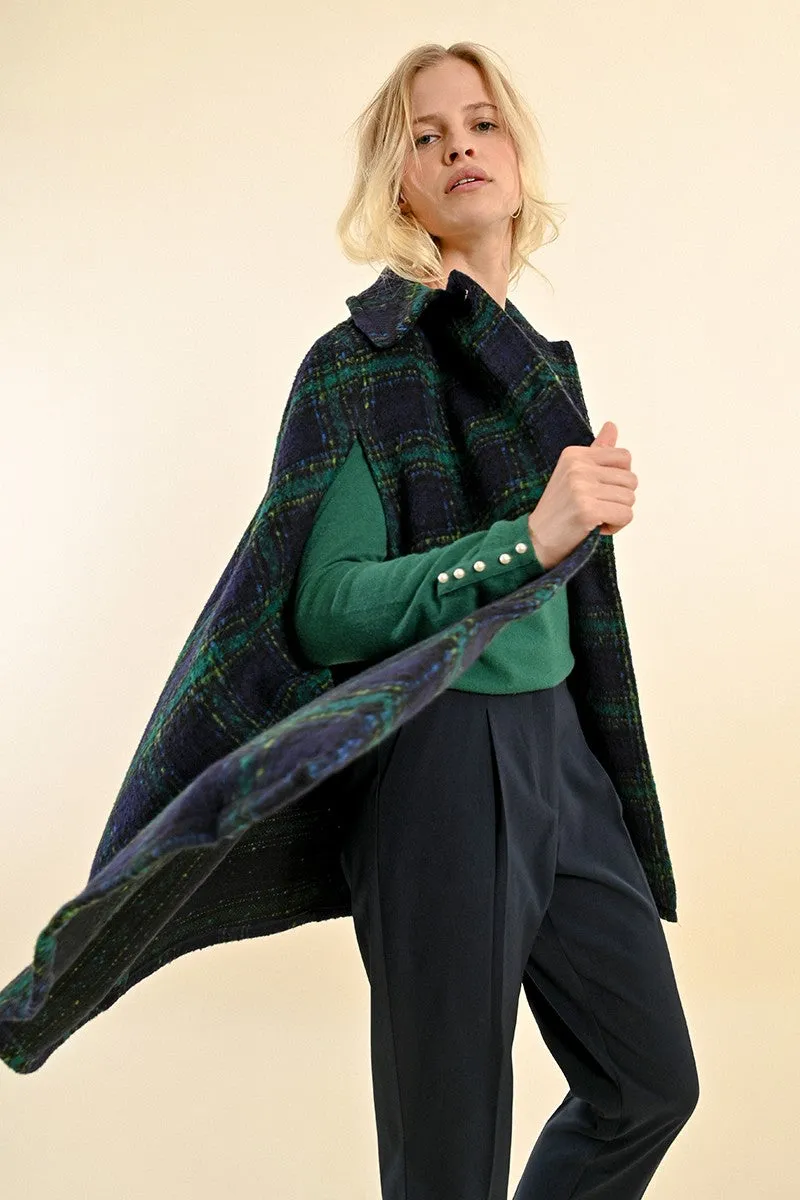 CHECKED CAPE