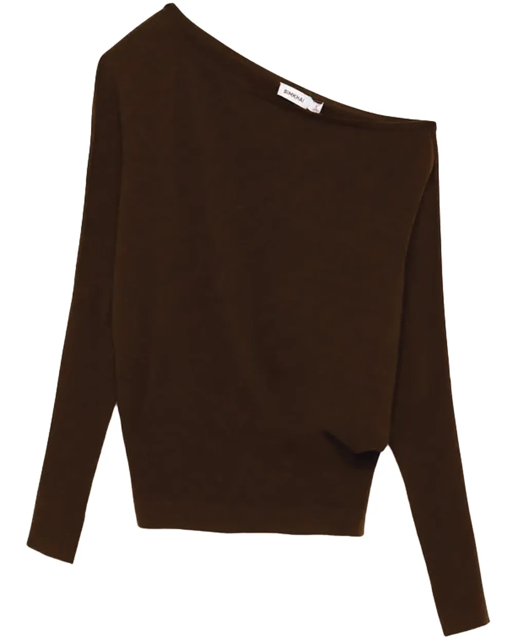 Chocolate Lavina Off The Shoulder Sweater