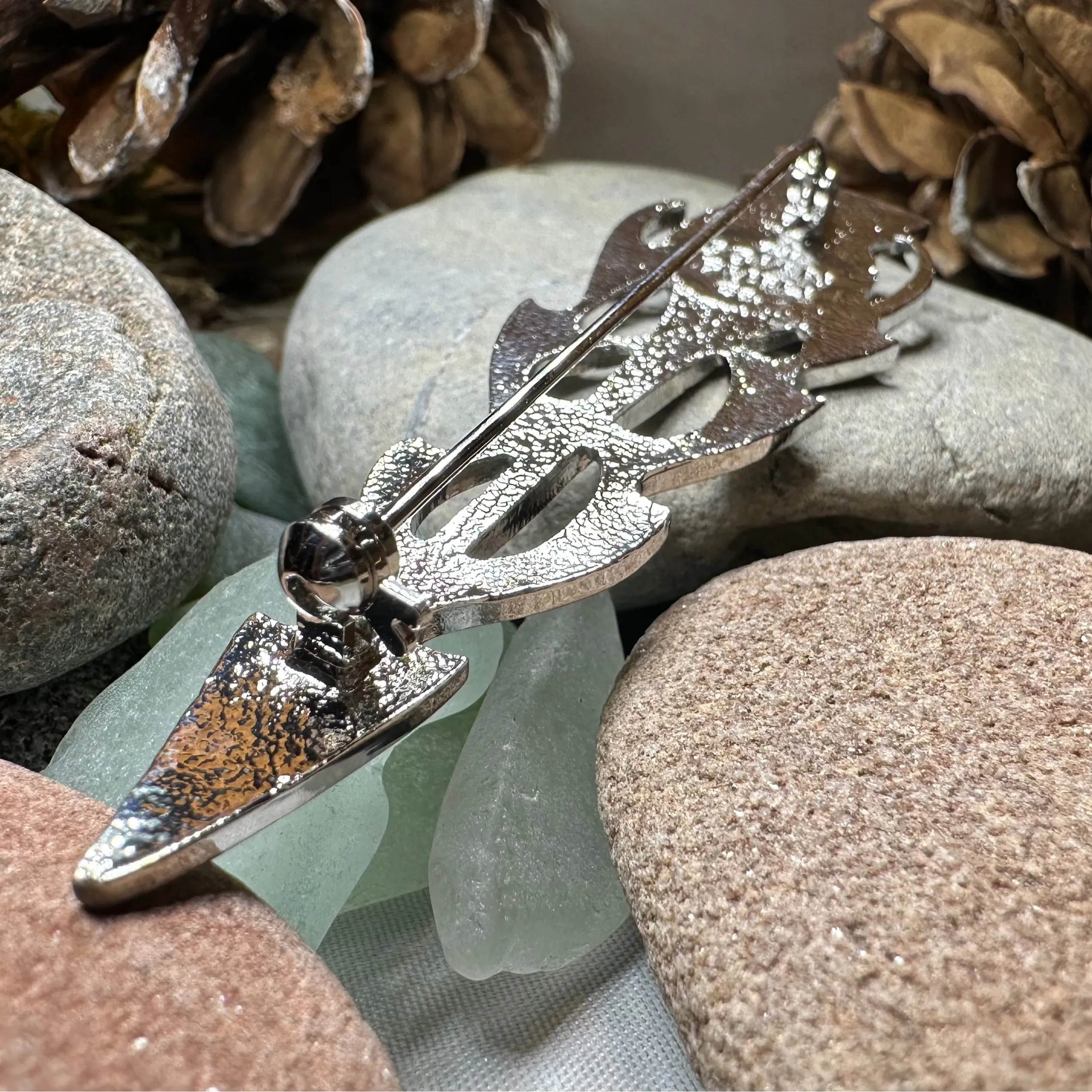 Classic Scottish Thistle Kilt Pin