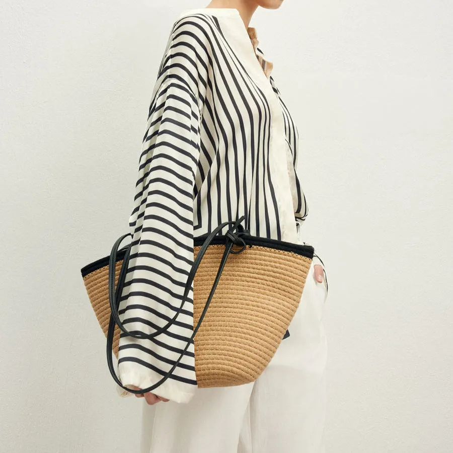 Coastal Muse Satin Blouse