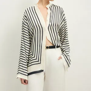 Coastal Muse Satin Blouse