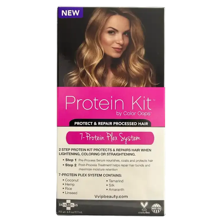 Color Oops Protein Kit 7-Protein Plex System - Ultimate Hair Protection & Repair