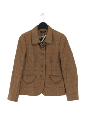 Cotswold Collections Women's Blazer UK 10 Brown 100% Wool