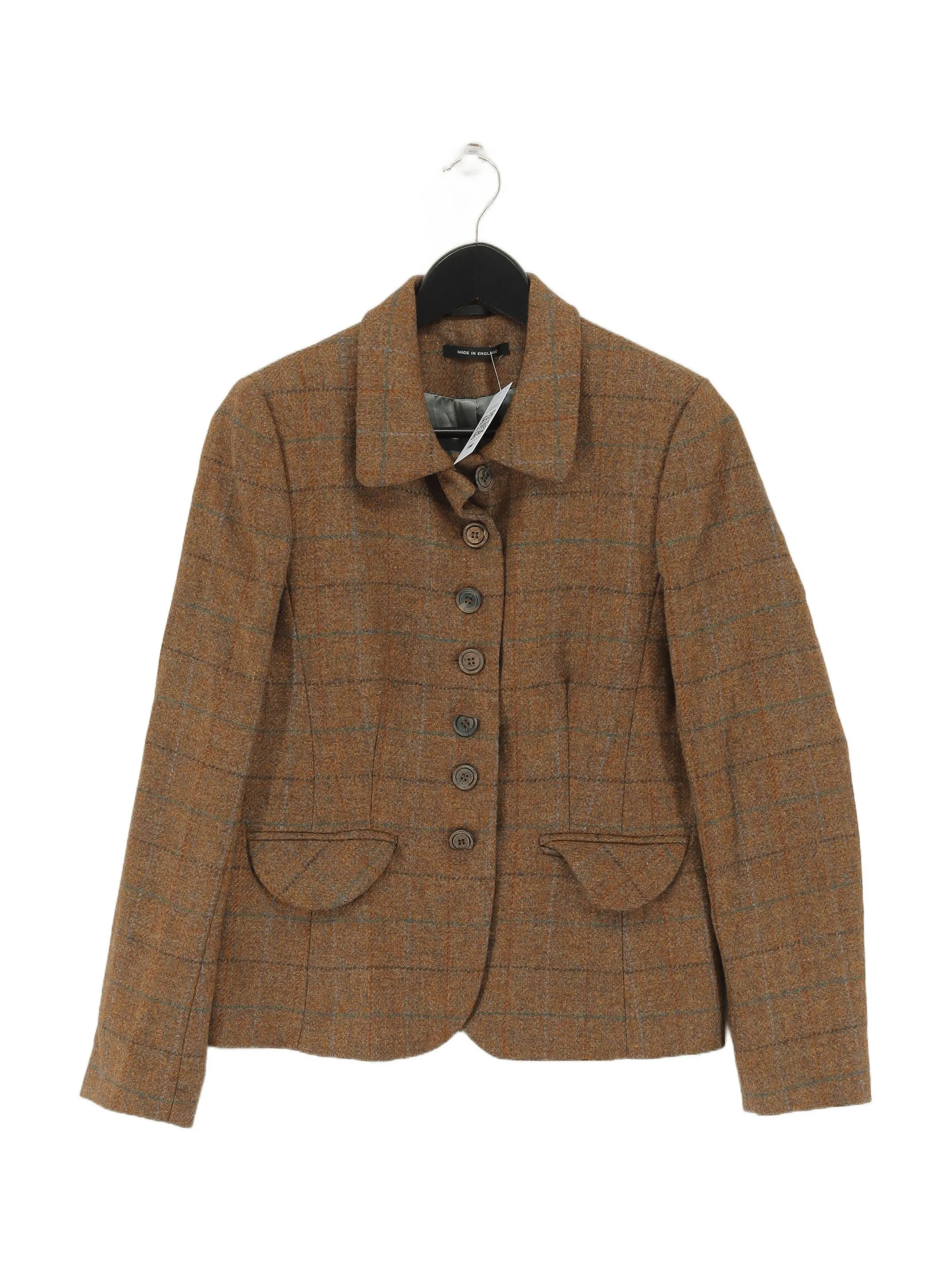 Cotswold Collections Women's Blazer UK 10 Brown 100% Wool
