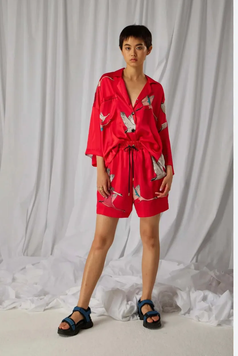 D02 HMSTN 44 satin swans