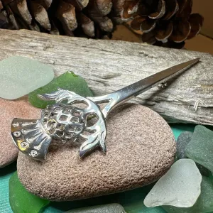 Dalwhinnie Thistle Kilt Pin