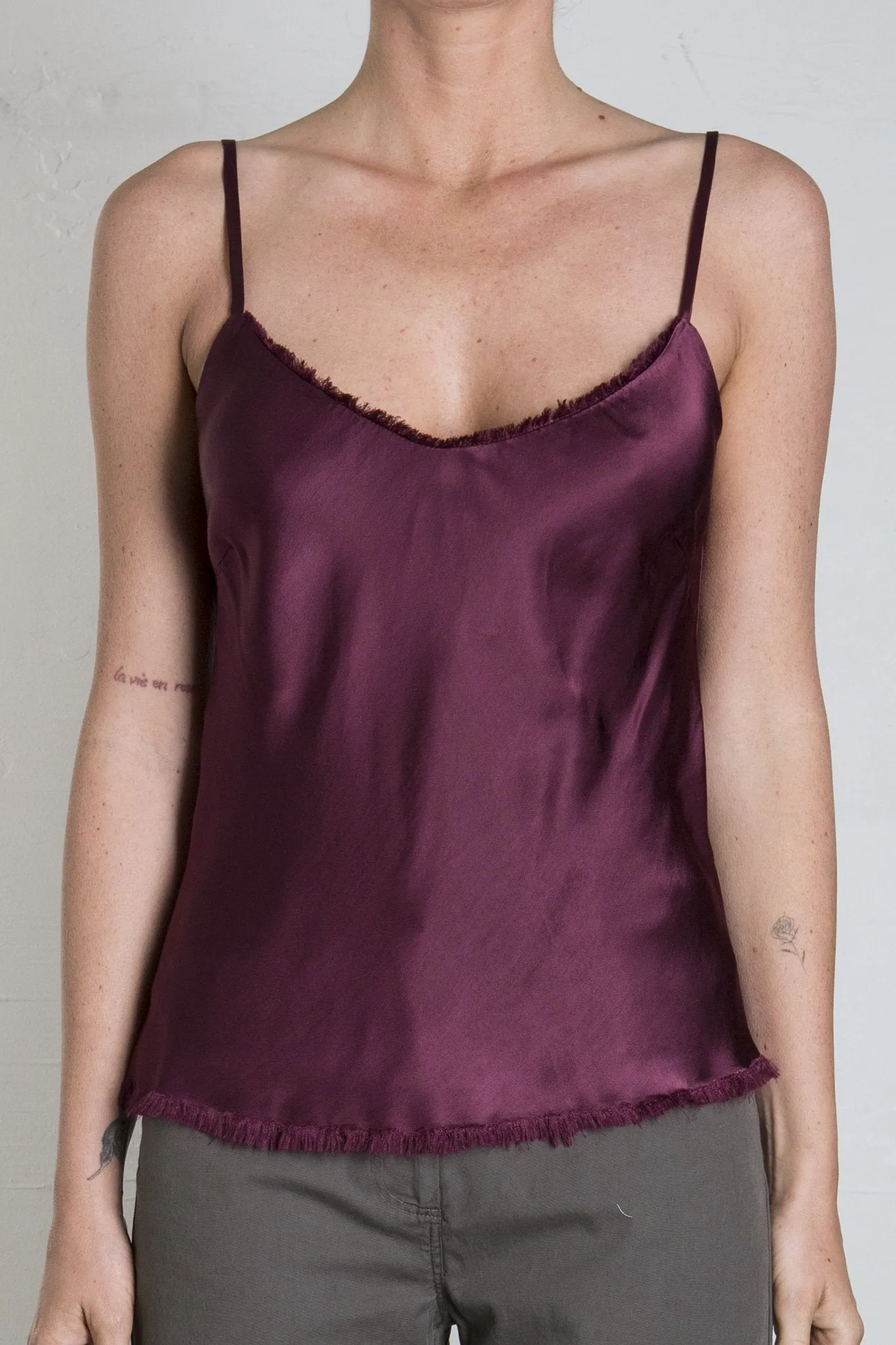 Dawn Cami Vintage Satin - Fig