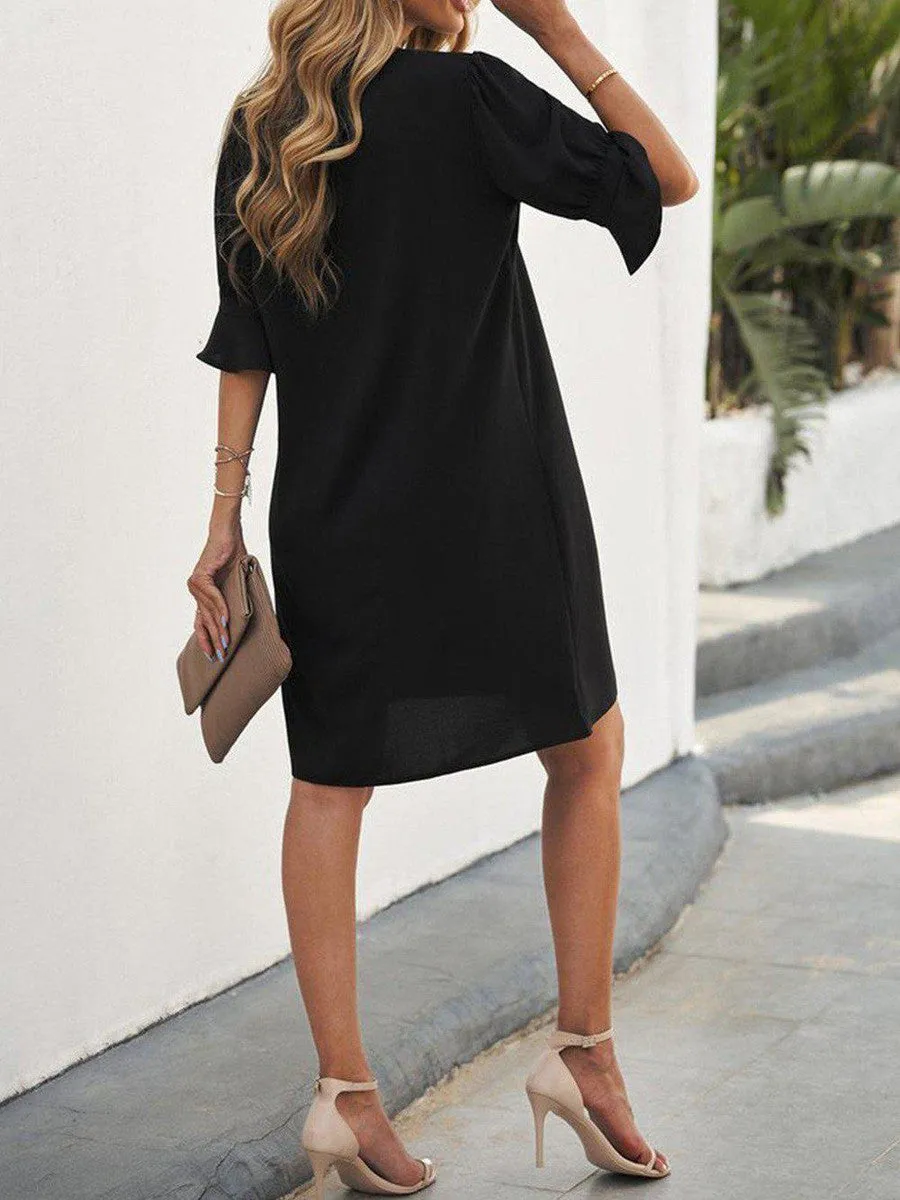 DAYANA - LUXURIOUS BLACK DRESS