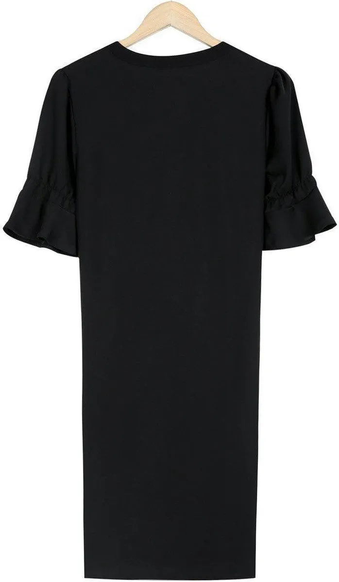 DAYANA - LUXURIOUS BLACK DRESS
