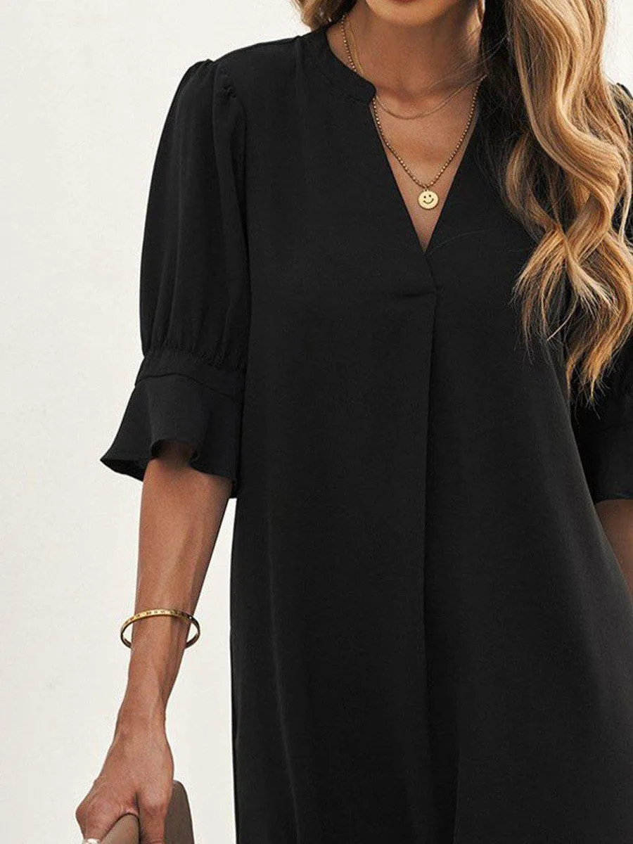 DAYANA - LUXURIOUS BLACK DRESS