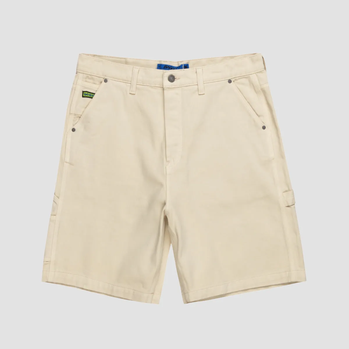 DC Carpenter Baggy Denim Shorts Oatmeal Overdye