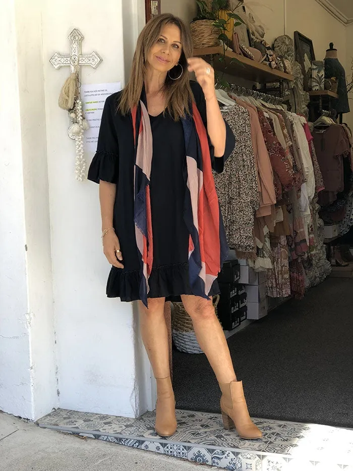Deep Navy Shift Dress