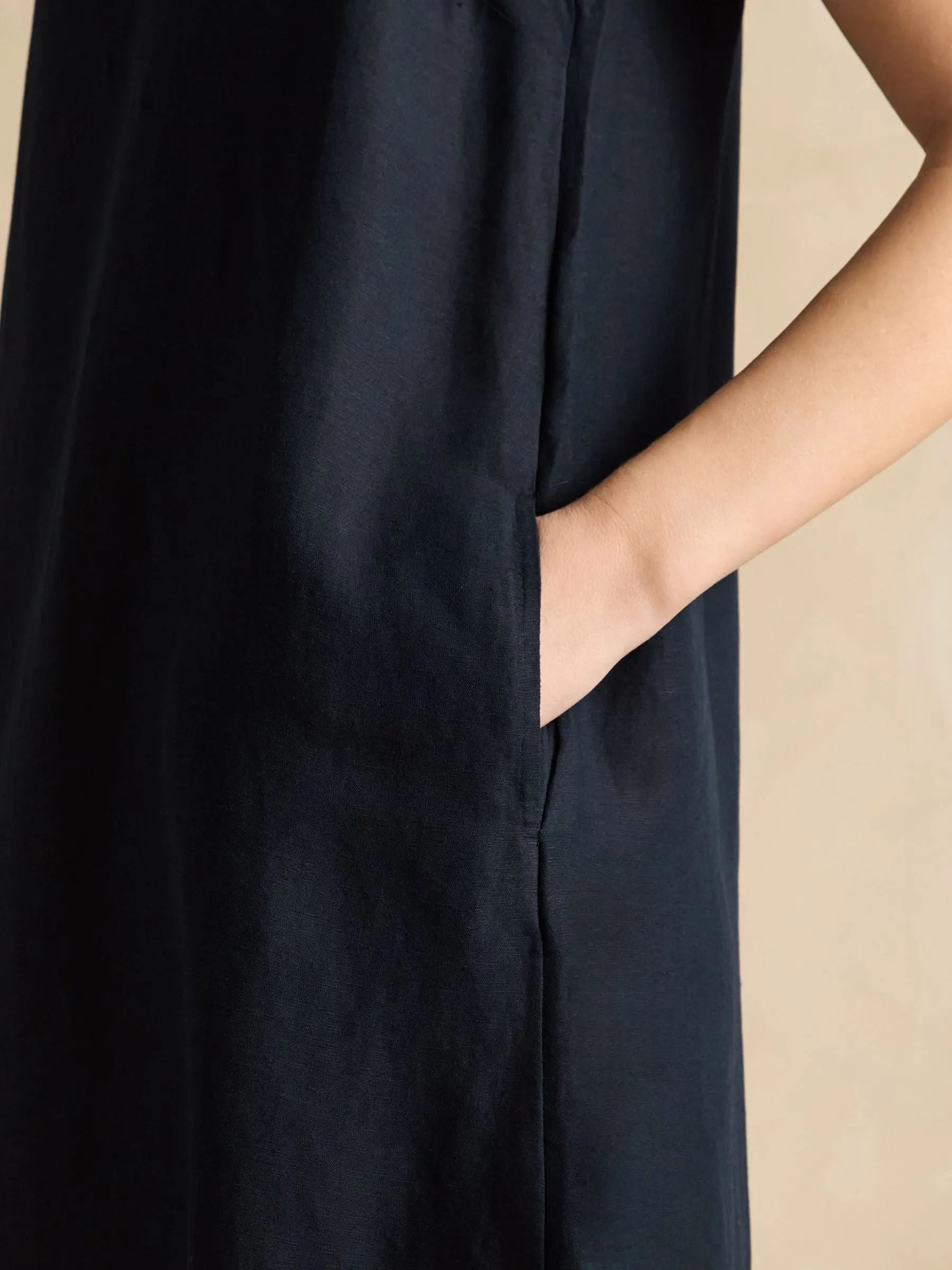 Delphine Navy Shift Dress
