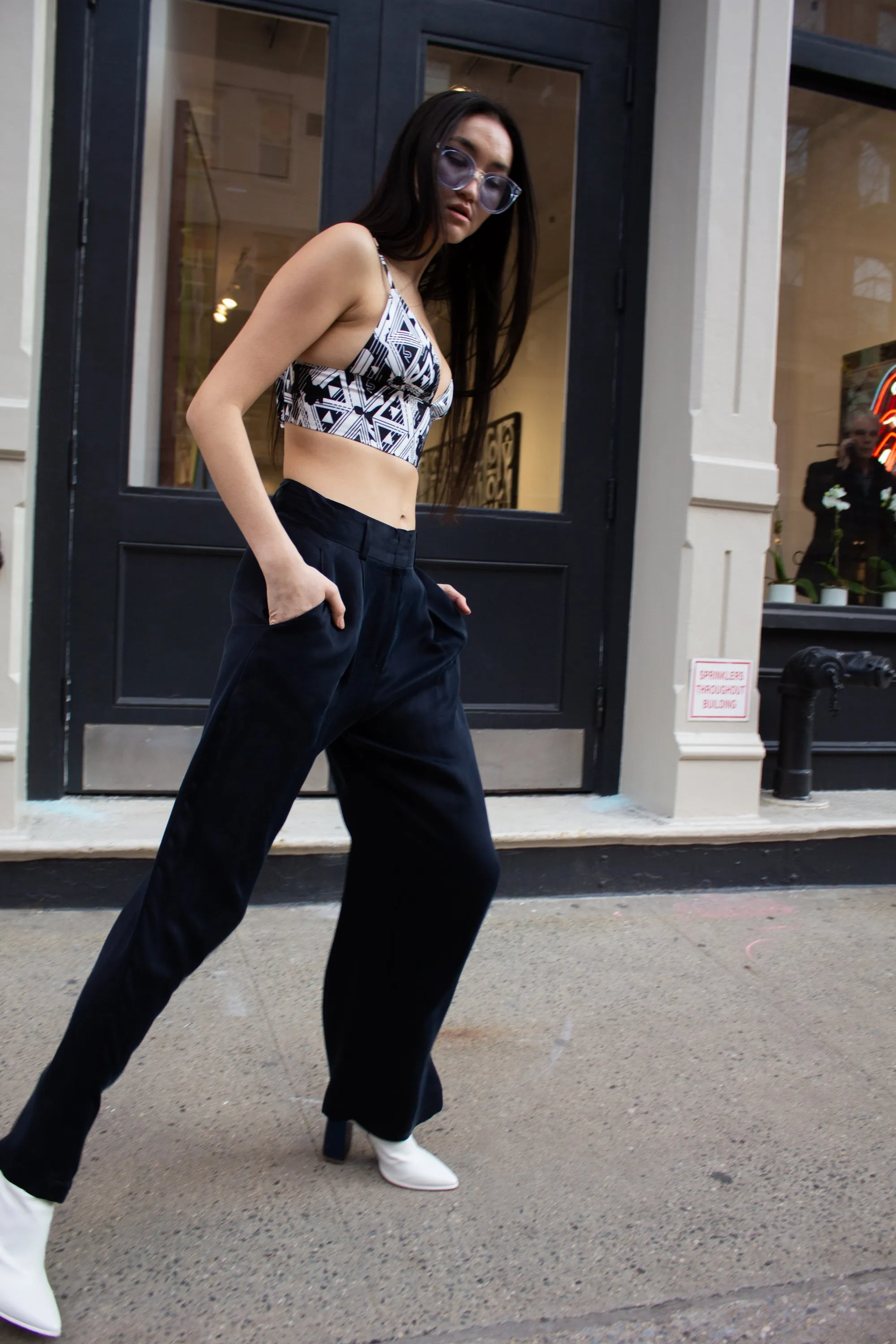 Designer Cut Wide -Leg Pants