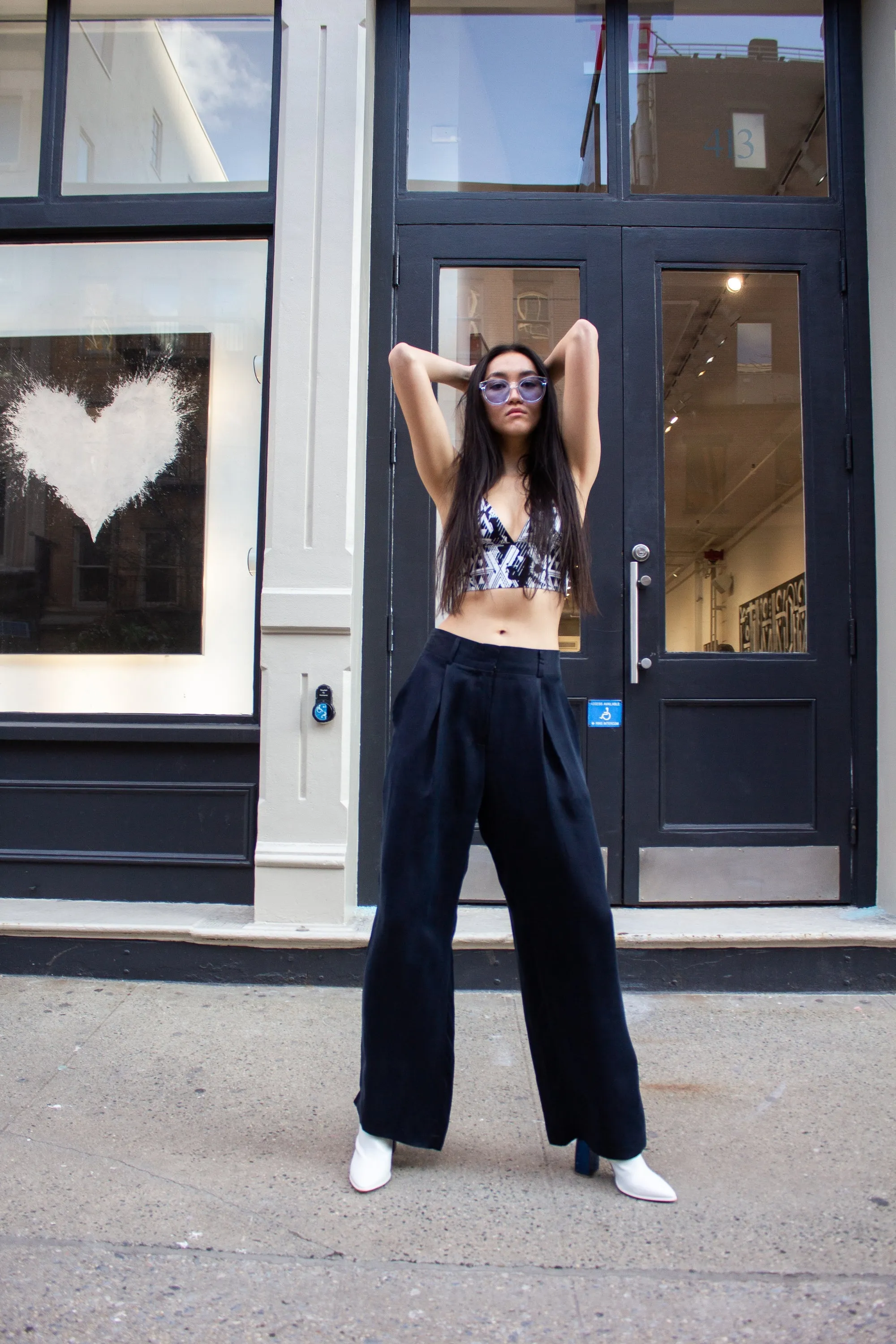 Designer Cut Wide -Leg Pants