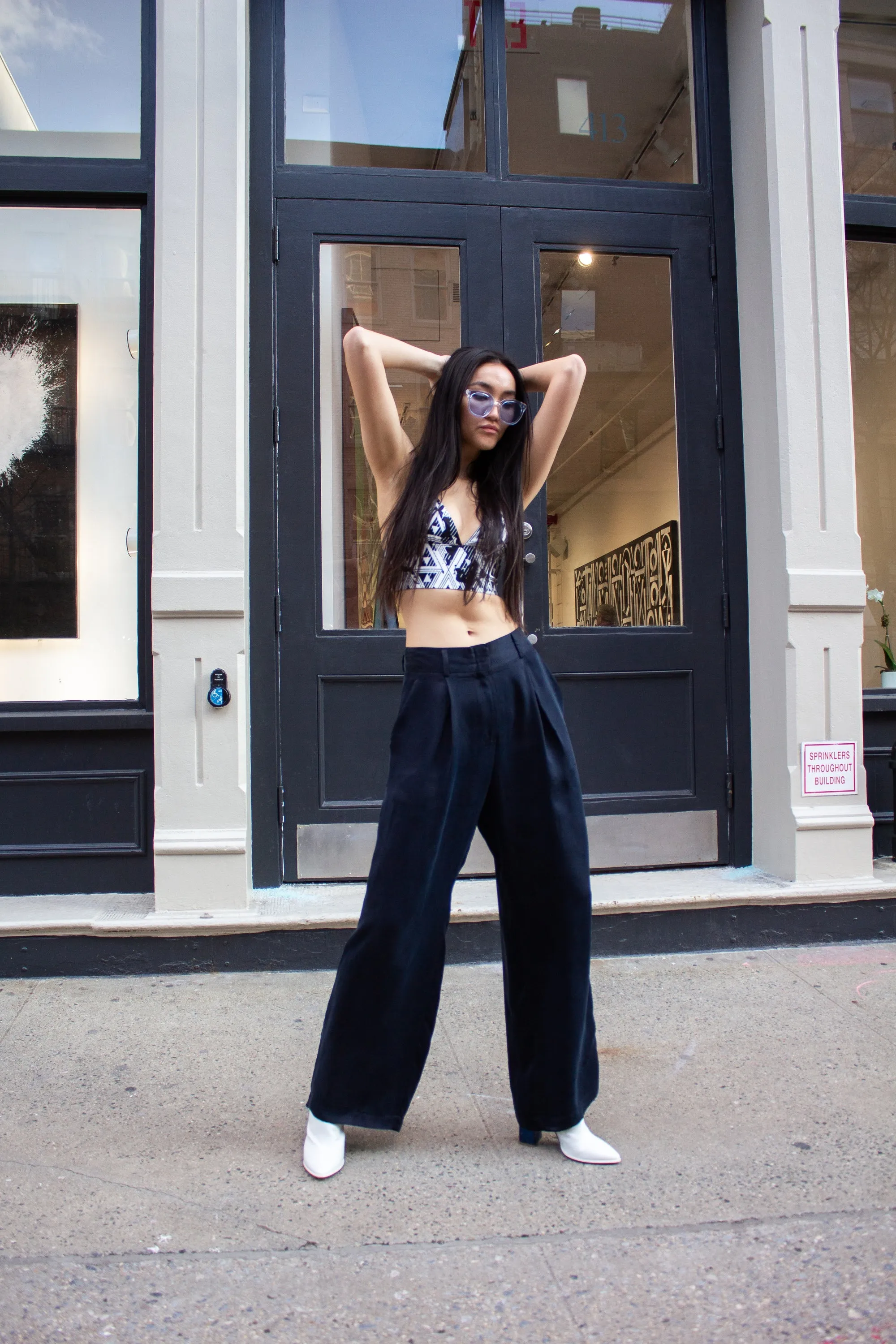 Designer Cut Wide -Leg Pants