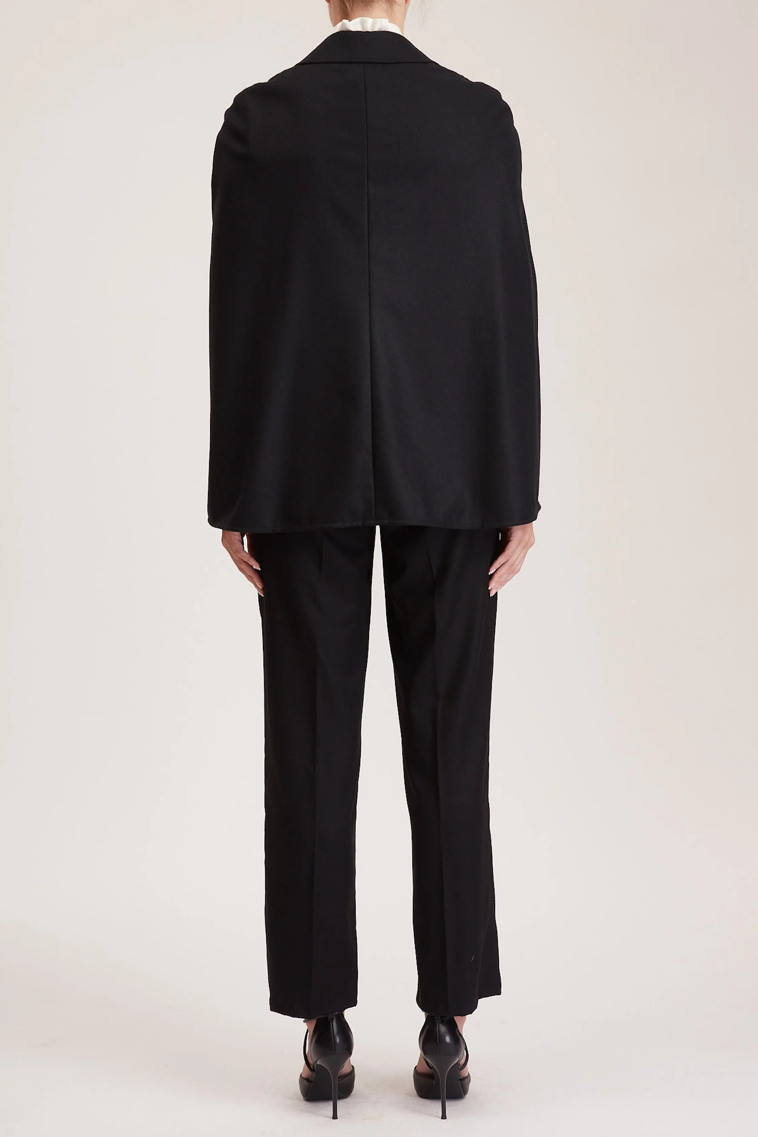 Devon Jacket - Double breasted, sleeveless jacket /cape