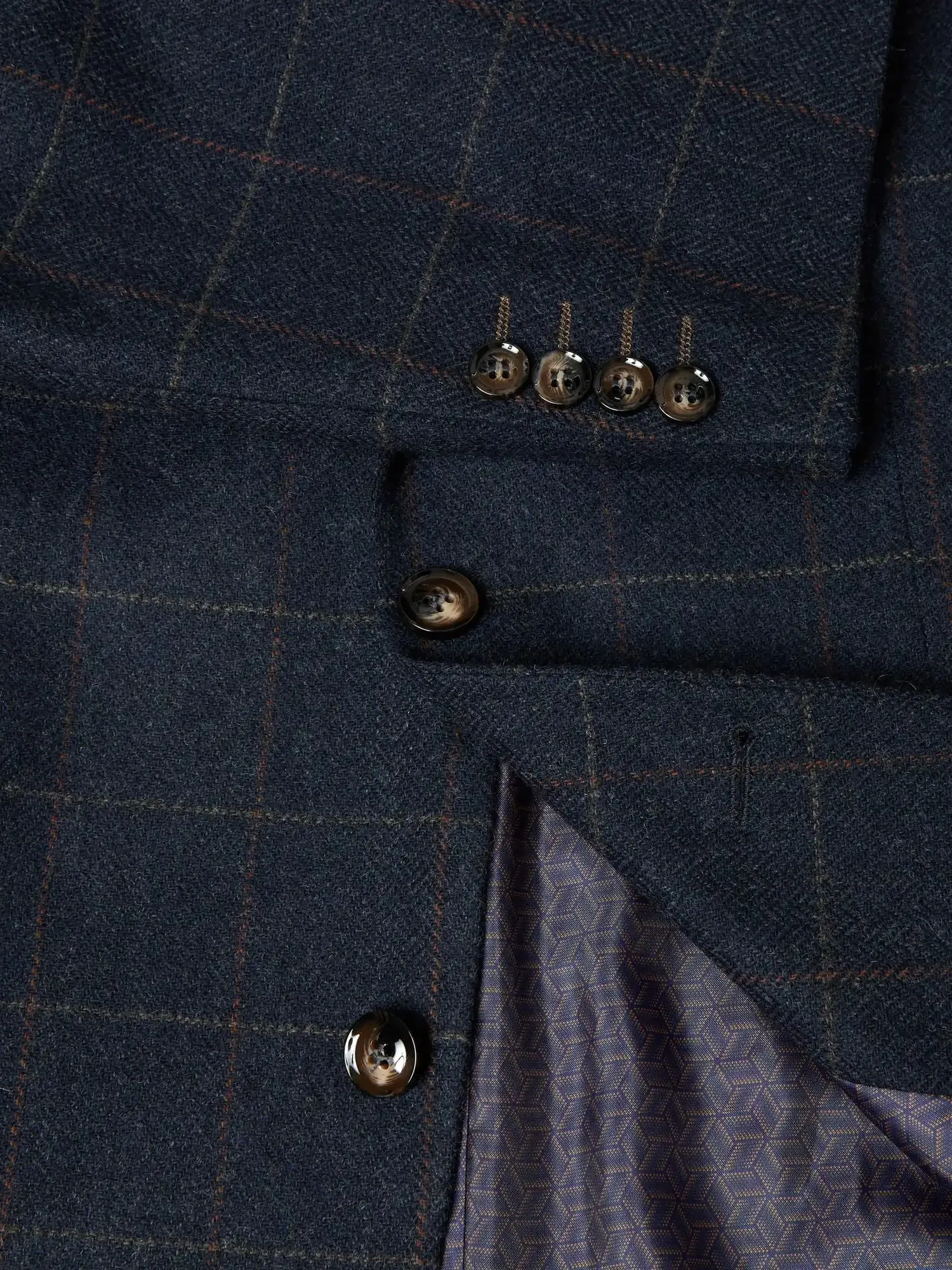 DG's Drifter Mens Marseille Tweed Blazer Jacket 13243/79 Navy