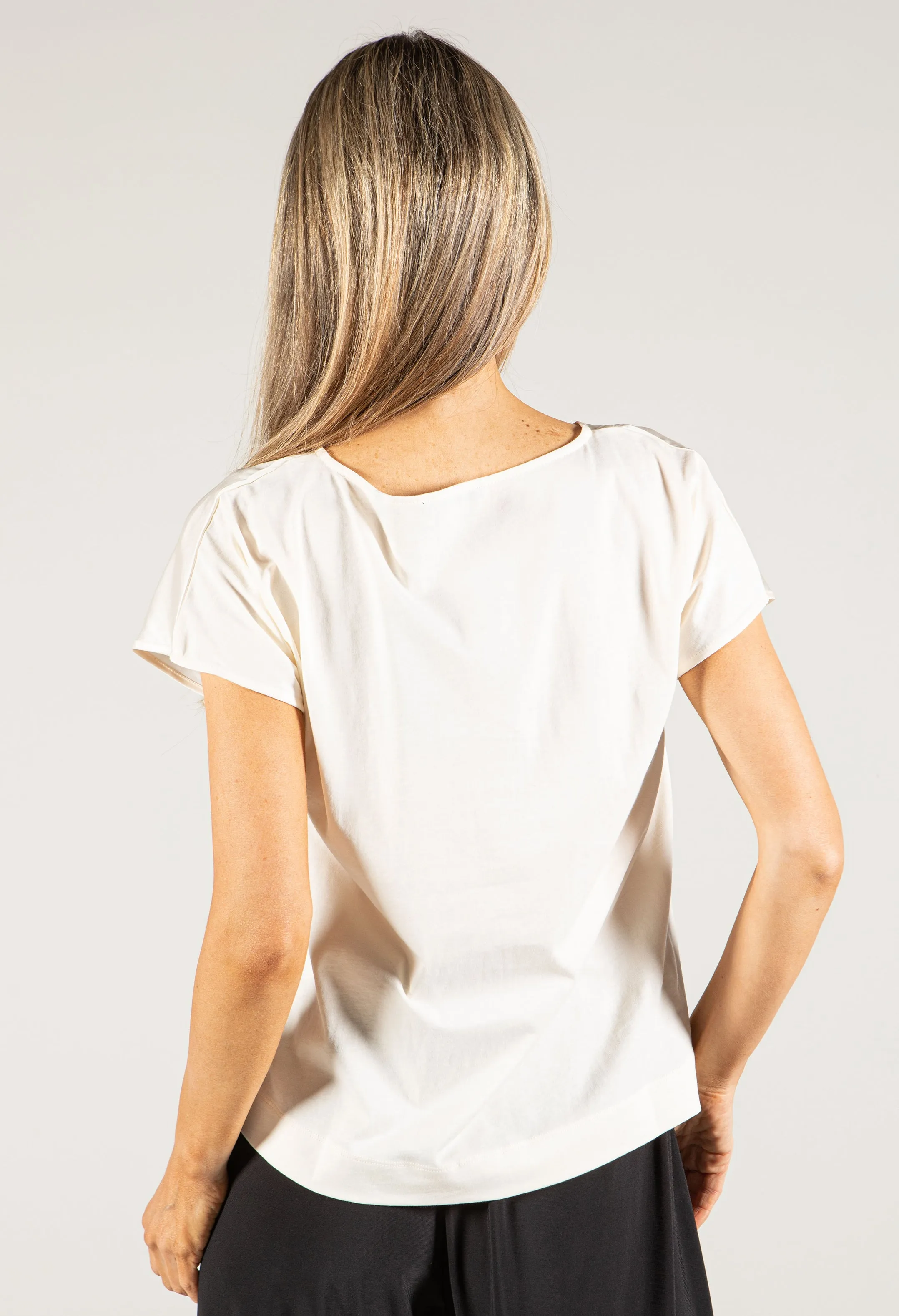 Diamante Detail Stain Top