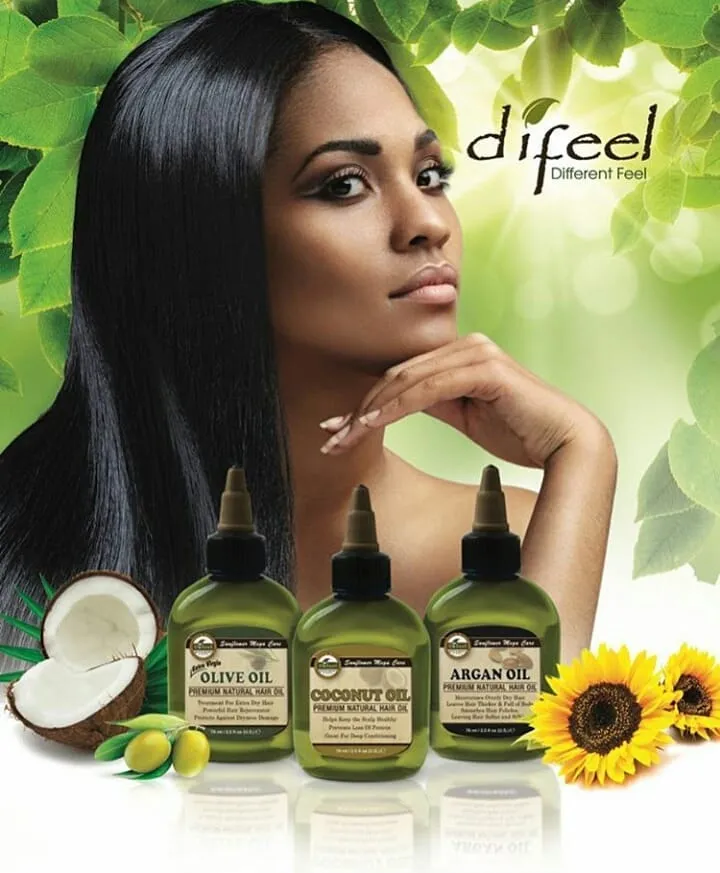 Difeel 99% Natural Hair Care Solutions - Hydrate Hair Oil 7.1 oz.