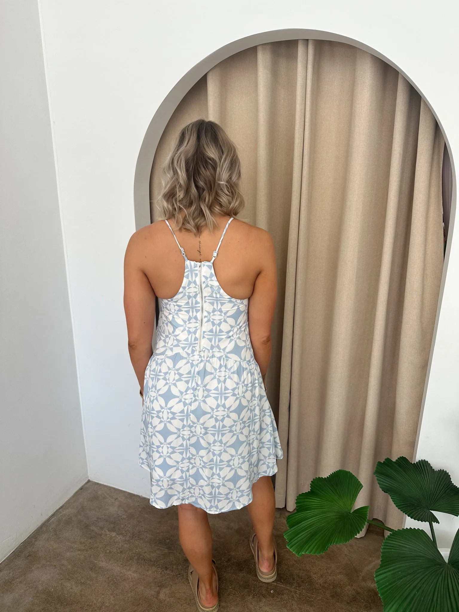 Dream Dress -Blue/White