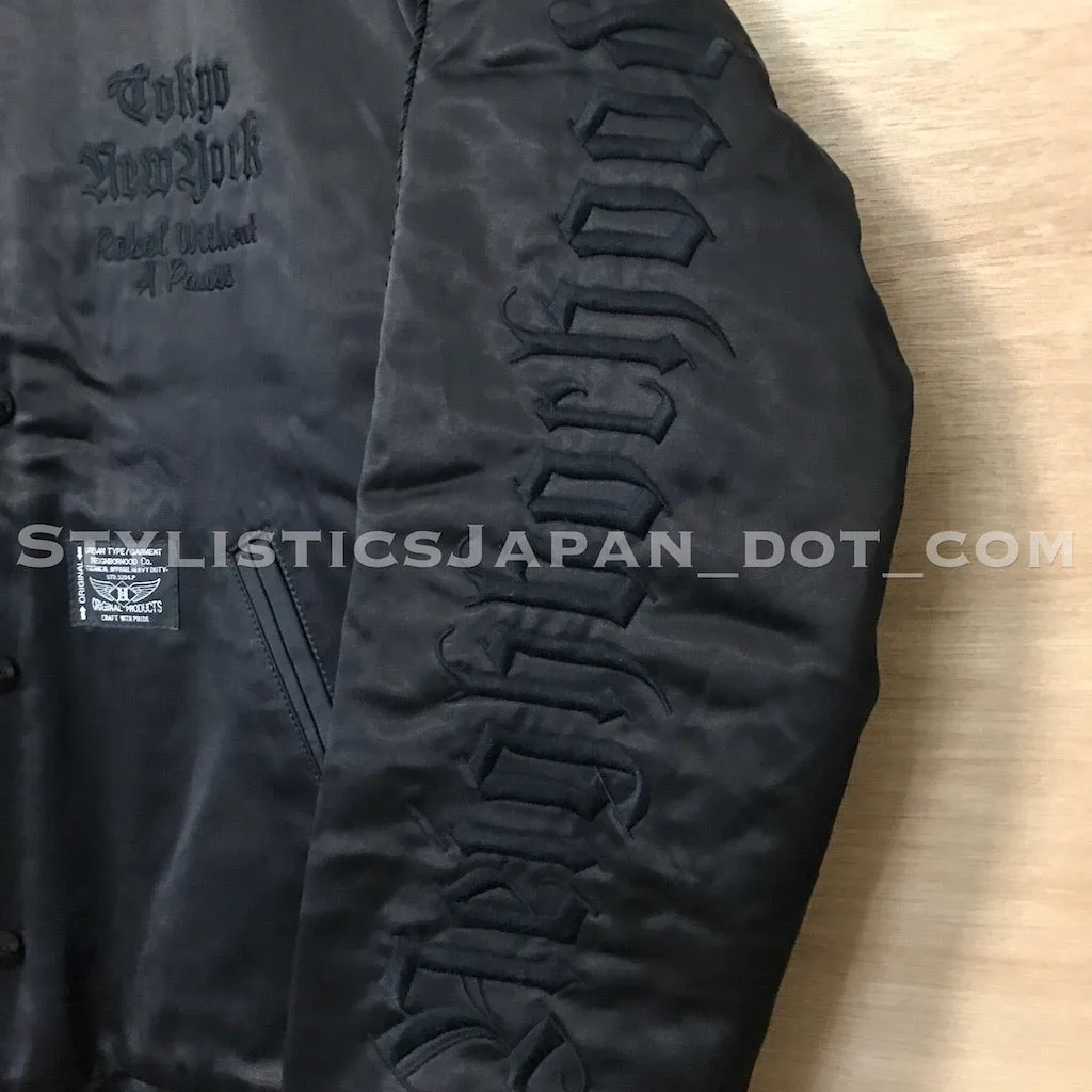 DS! Neighborhood x Supreme Souvenir Sukajan Jacket Black M