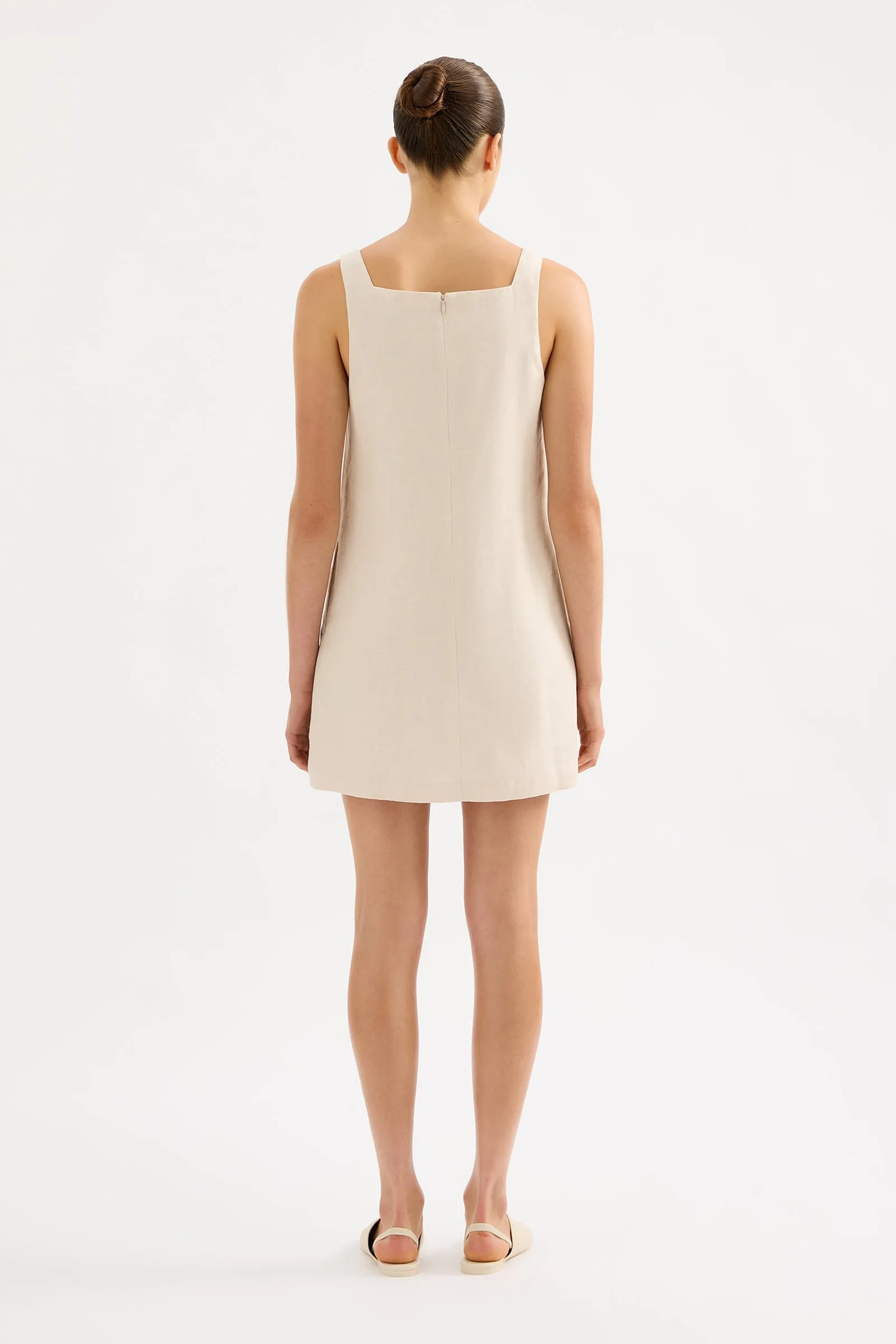 EDEN LINEN MINI DRESS